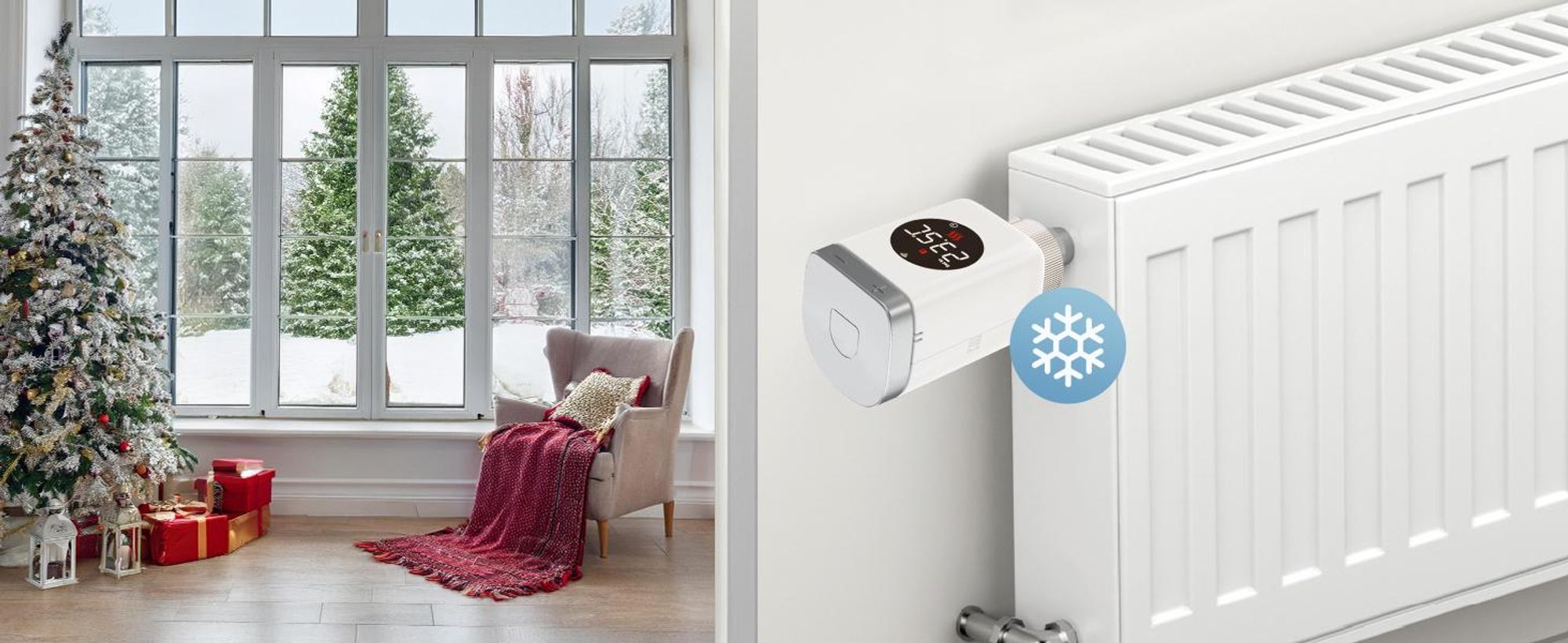 Salcar Smart Home Heizkörperthermostat WIFI Heizungsthermostat Lcd Thermostat Heizkörper