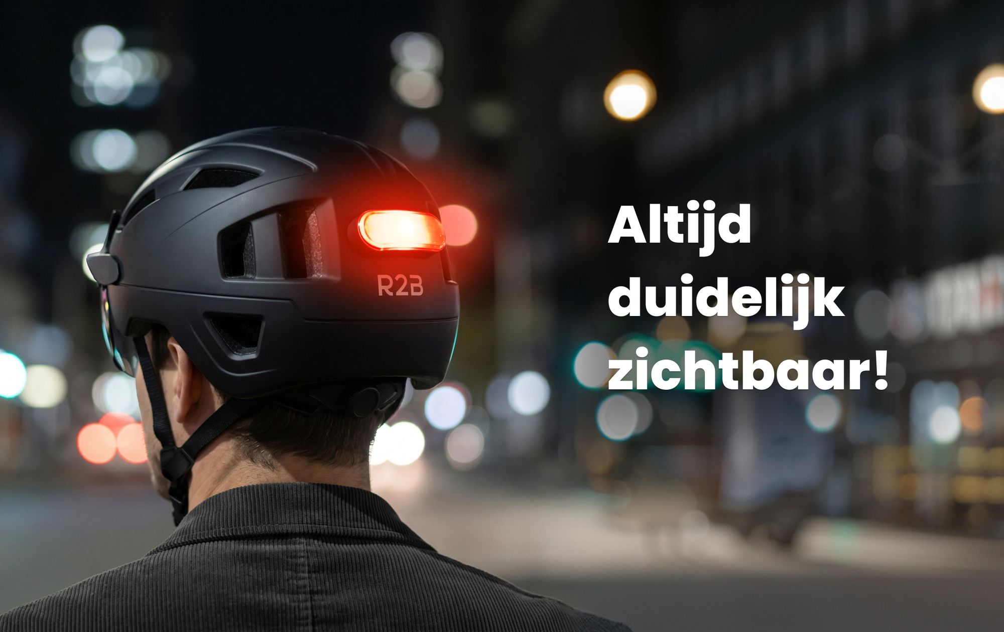 R2B Speed Pedelec Helm NTA 8776 met LED - Maat L 58-61 cm