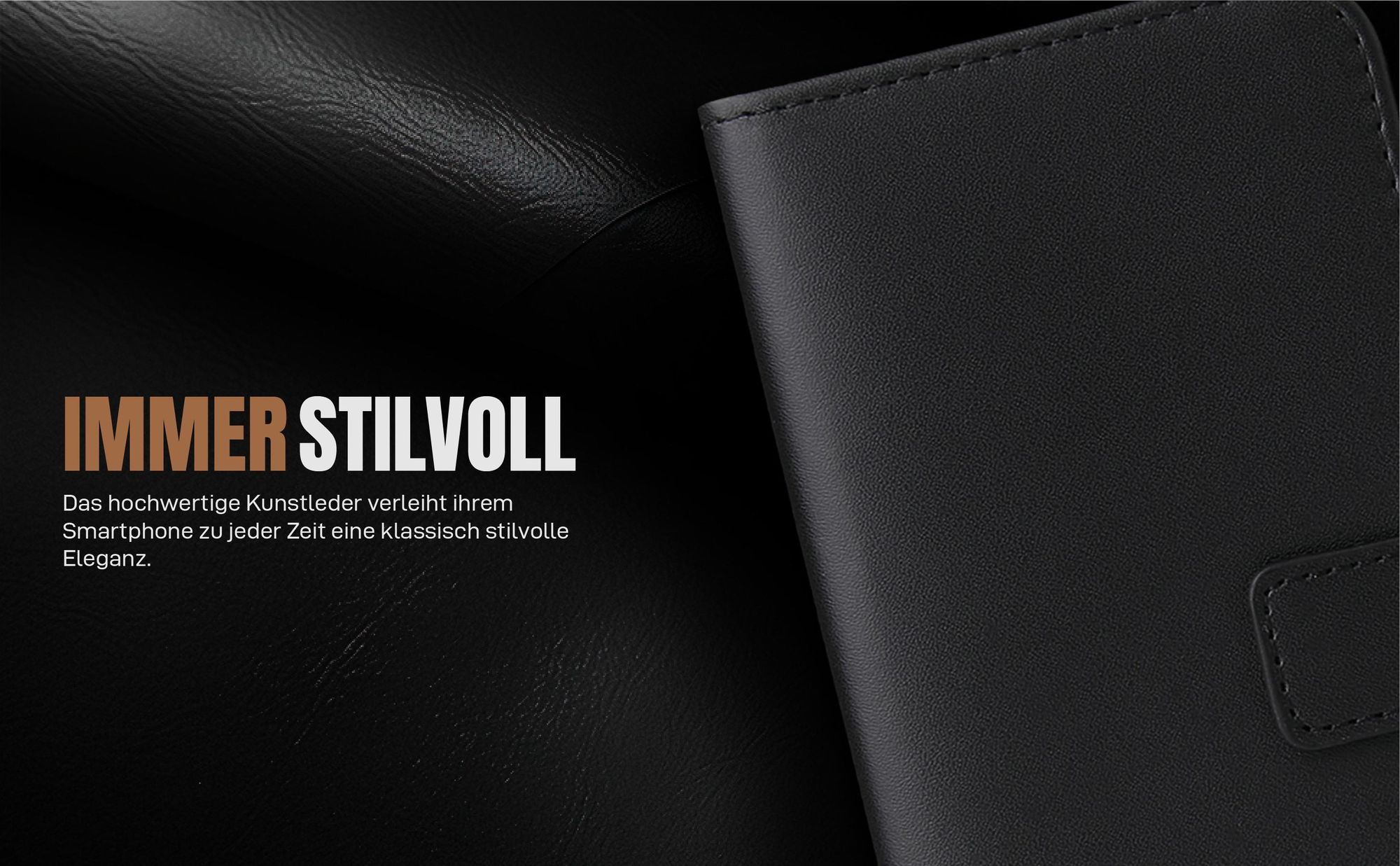 Stillvolle Wallet-Hülle für Samsung Galaxy S26 FE