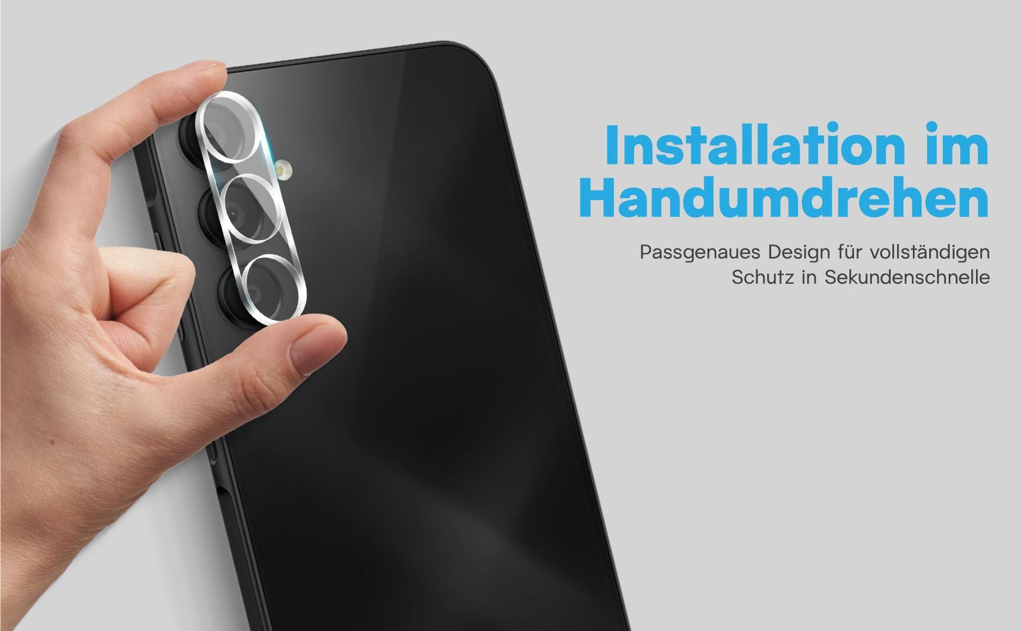 2x Kameraschutz aus 9H Glas für Samsung Galaxy A27 5G in passgenauem Design