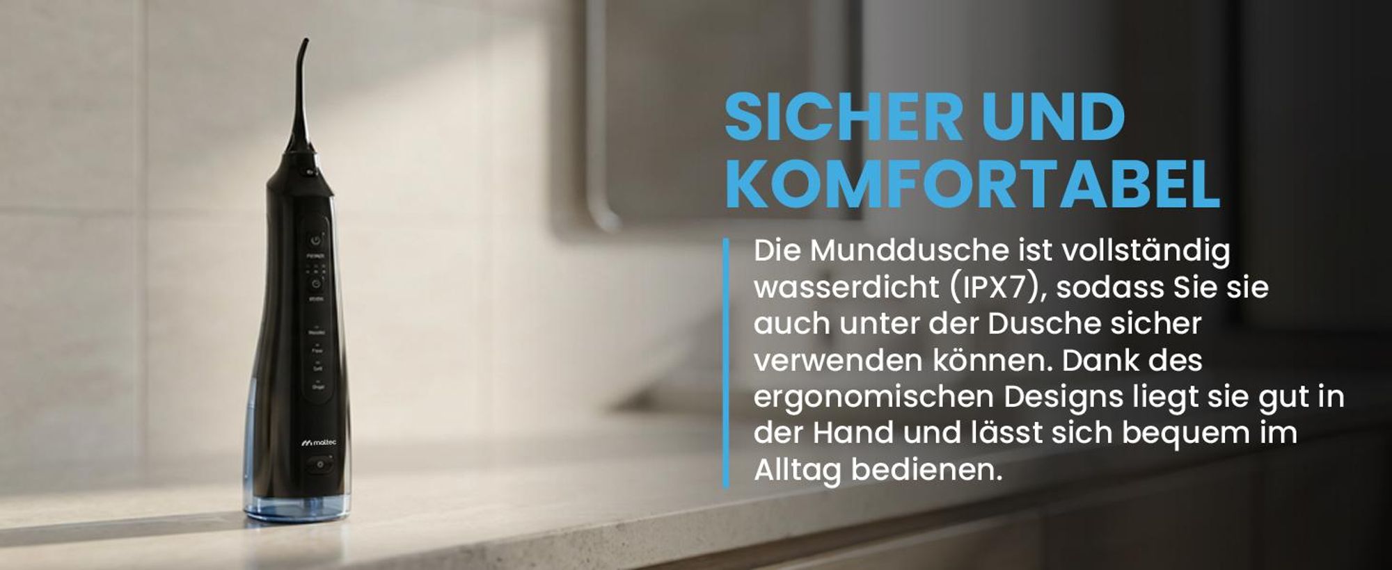 Munddsche Zahnreinigung Hochleistungs-Wasserstrahlgerät