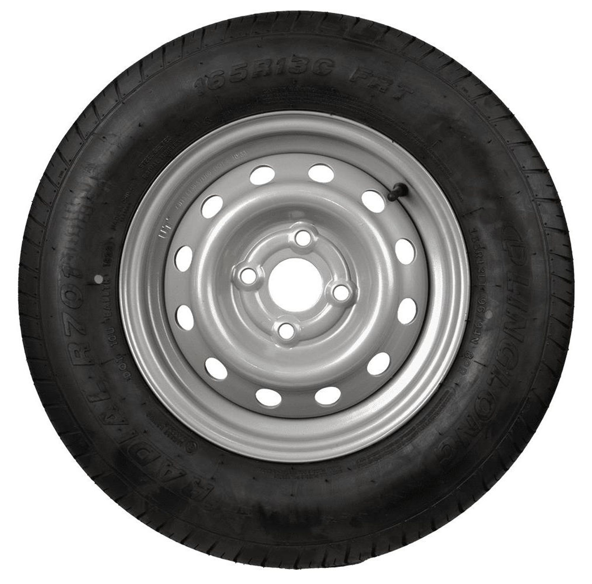 UNITRAILER Komplettrad 165/80 R13C für leichte Anhänger und Wohnwagen