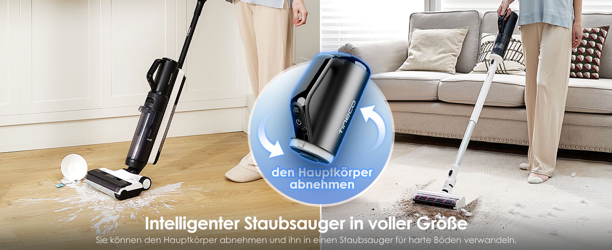 Hauptkörper abnehmbar