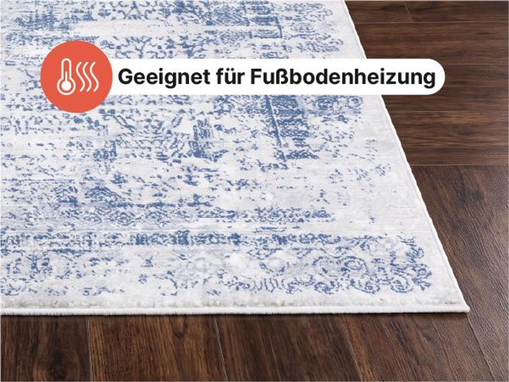 Tapiso Teppich SKY Modern Beige Grau Wohnzimmer 140 x 200 cm