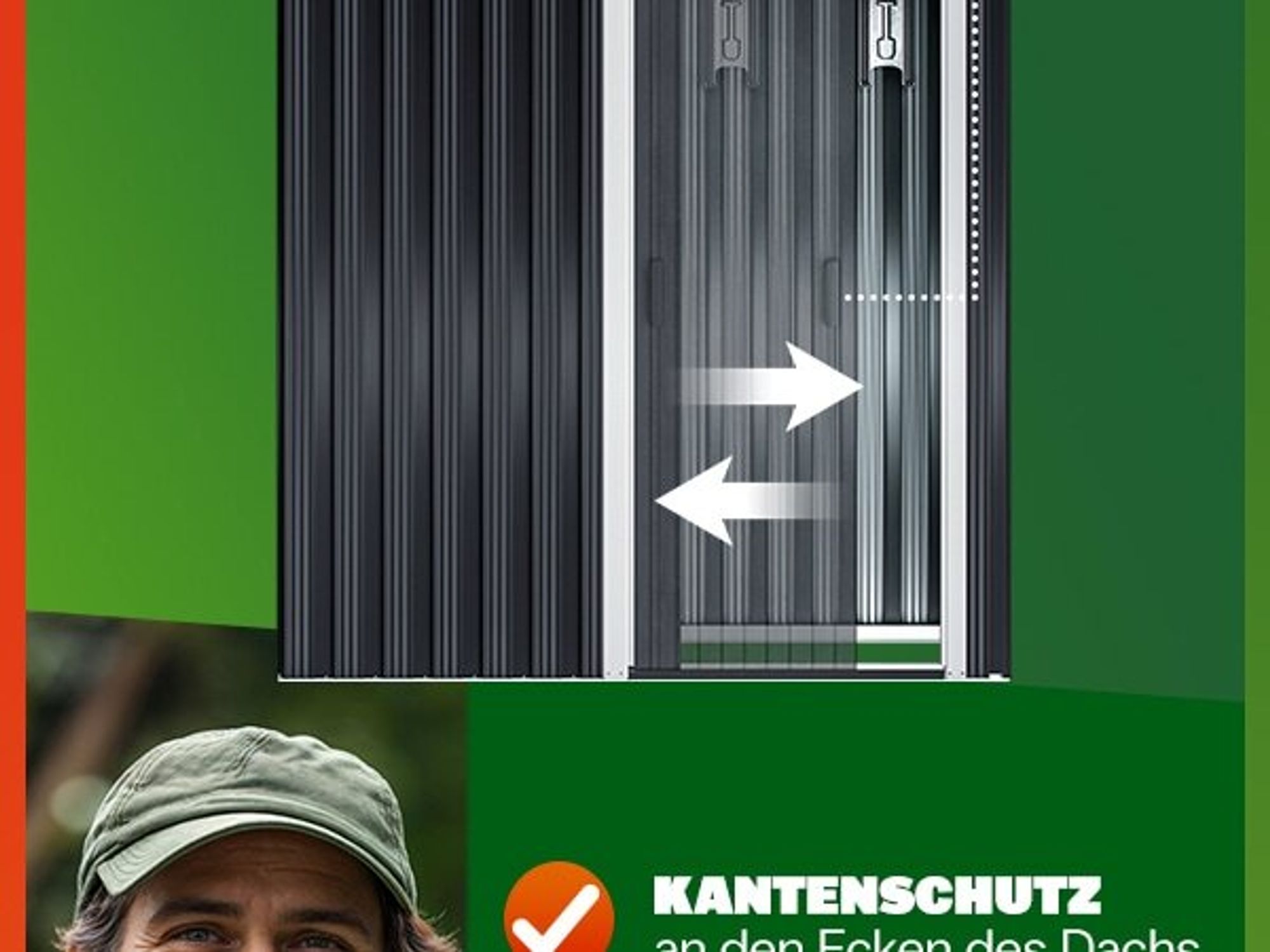 GARDEBRUK® Geräteschuppen 185x165x90cm 1,5m² Schiebetür 20kg Halter Handschuhe Belüftung rostfreies Metall Pultdach Anthrazit Gerätehaus Gartenhaus