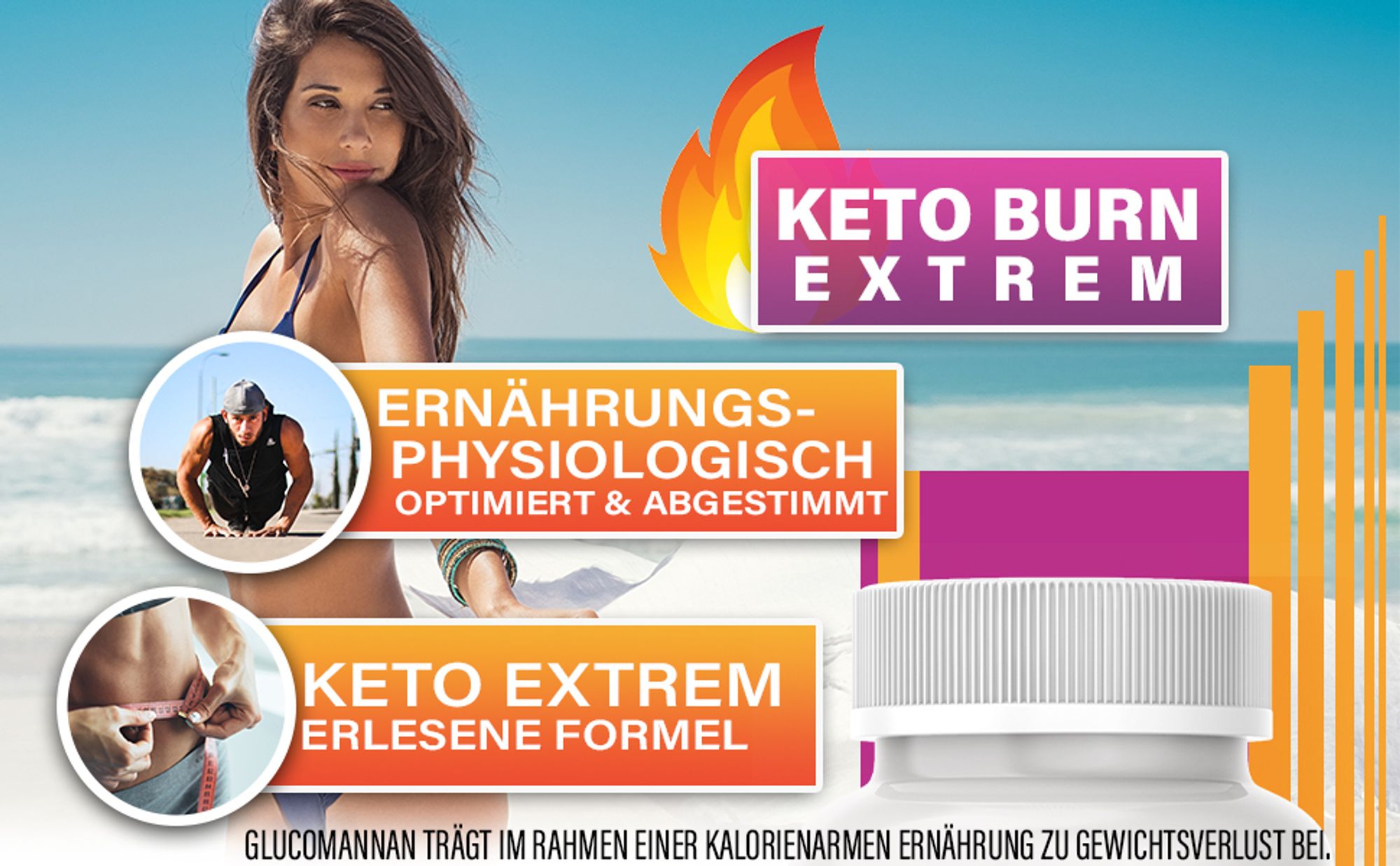 Saint Nutrition® Keto Burn Extreme – fördert Sättigungsgefühl – Stoffwechsel aktivieren – erhöht Energieniveau  – unterstützt Gewichtsreduktion