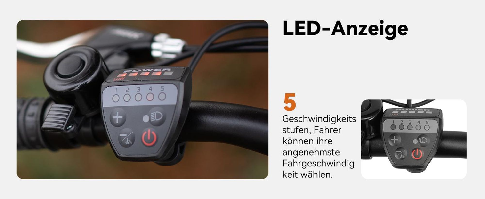 Hiland 26 Zoll-E-Mountainbike, 250W, 7 Gänge, mechanische Scheibenbremse, mit 10,4-Ah-Akku im Rahmen, Schutzblechen und Gepäckträger für Erwachsene