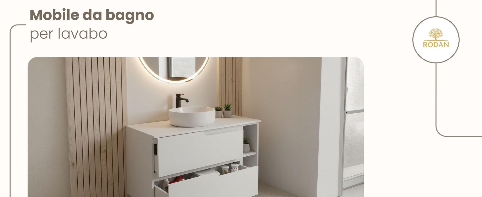 RODAN, mobile bagno, mobile sotto lavabo, mobile bagno moderno, mobili per il bagno