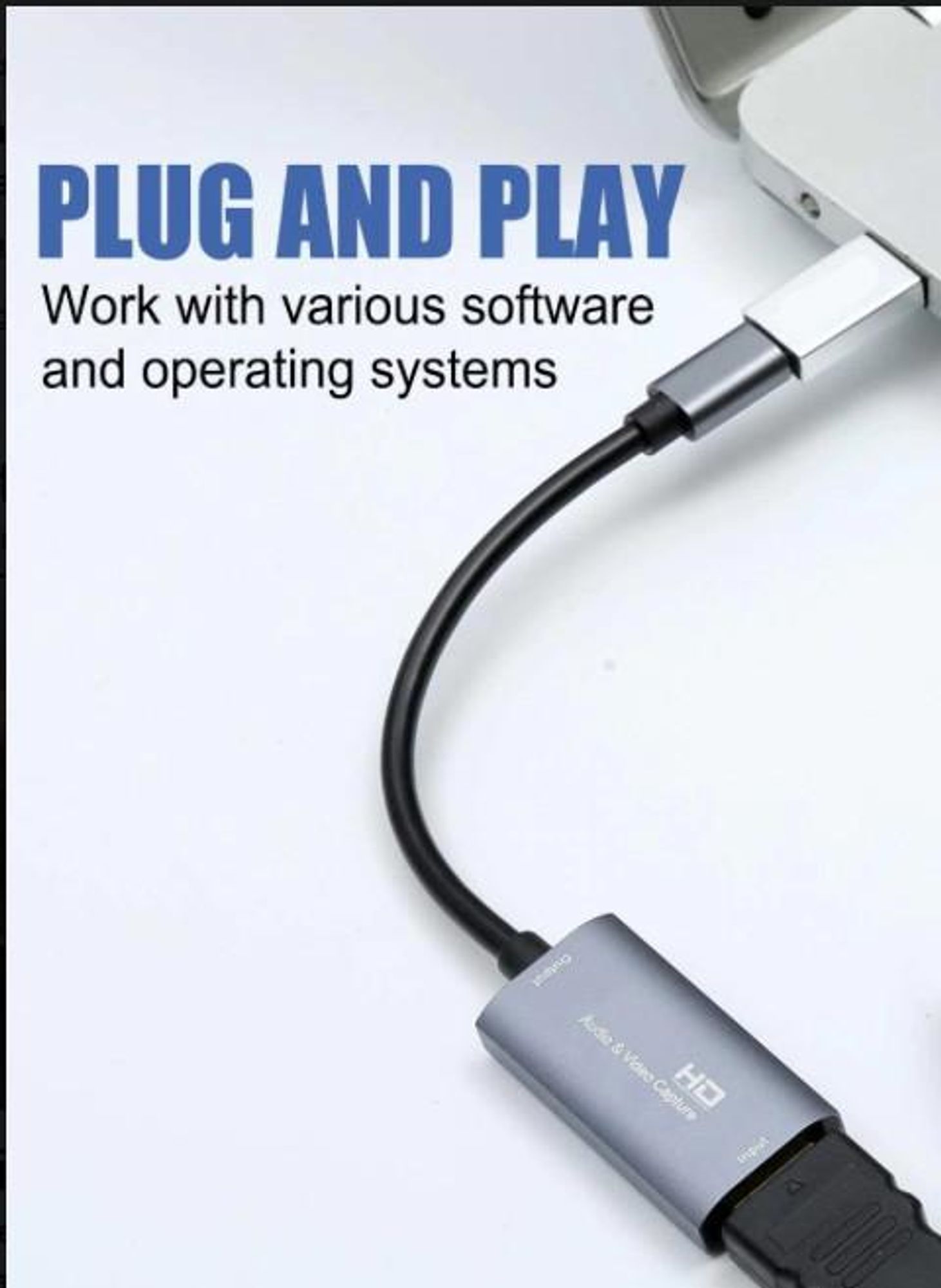 HDMI Audio Capture Card USB-C 1080p Grabber für PS4 Xbox Nintendo Streaming