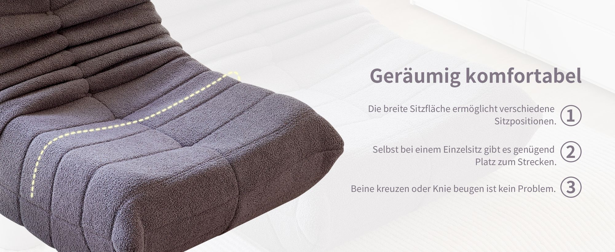 Klassische Sessel, Schlafsofas, sitzkissen boden, Lazy Sofa, Bean bag, für Schlafzimmer, Sitzsack