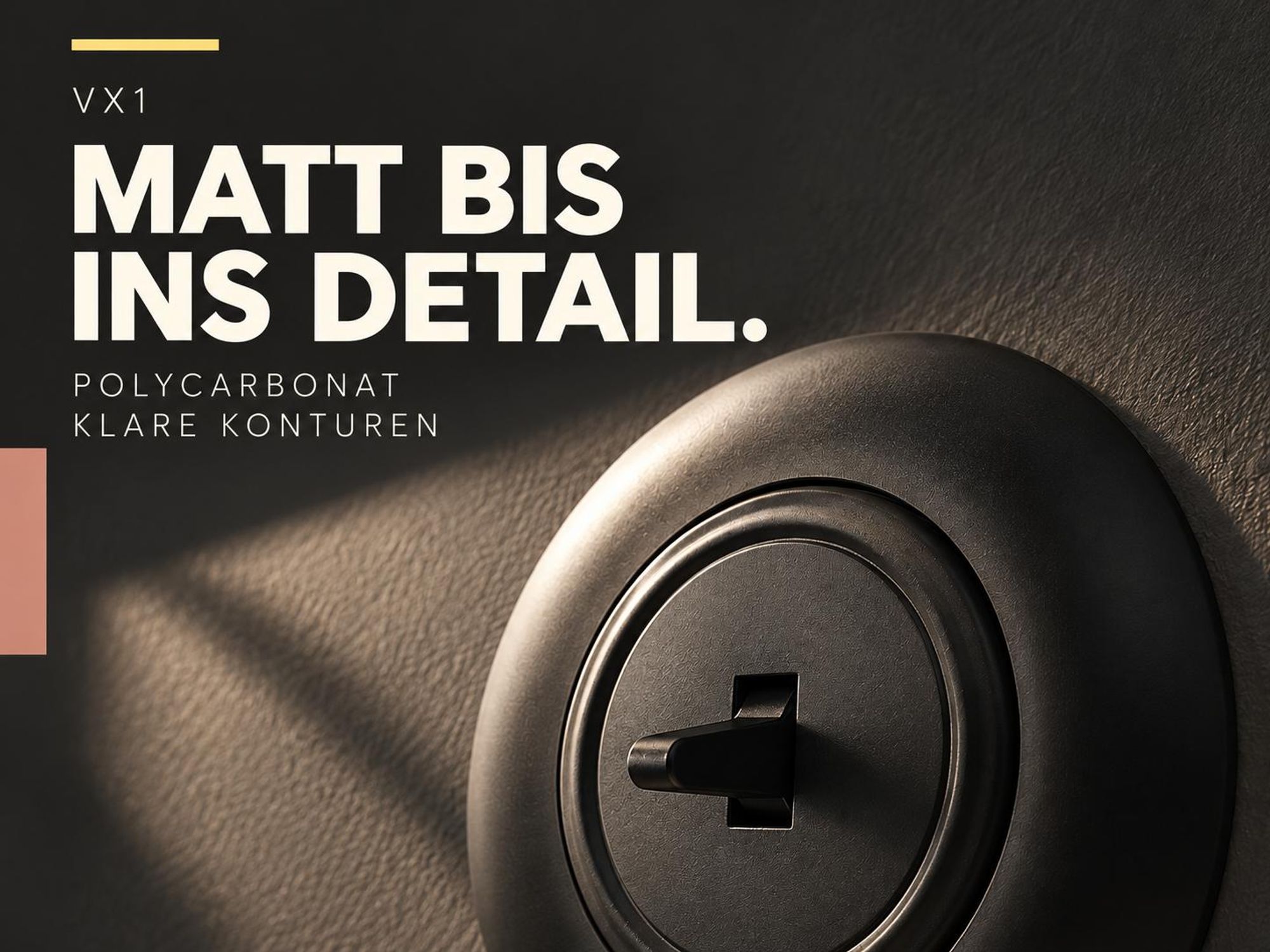 Unterputz Retro Wechselschalter, Steckklemme, All-in-One, Serie VX1 schwarz-matt