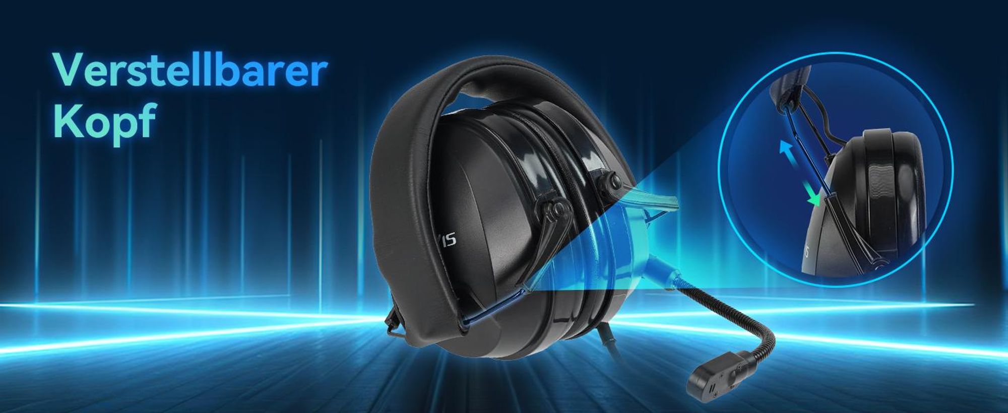 Retevis EHK012 Walkie Talkie Headset mit Geräuschunterdrückung, Kenwood 2-Pin Kopfhörer, 24 dB,Volume Adjustment, Kompatibel mit RT24 RT27 BaofengUV5R