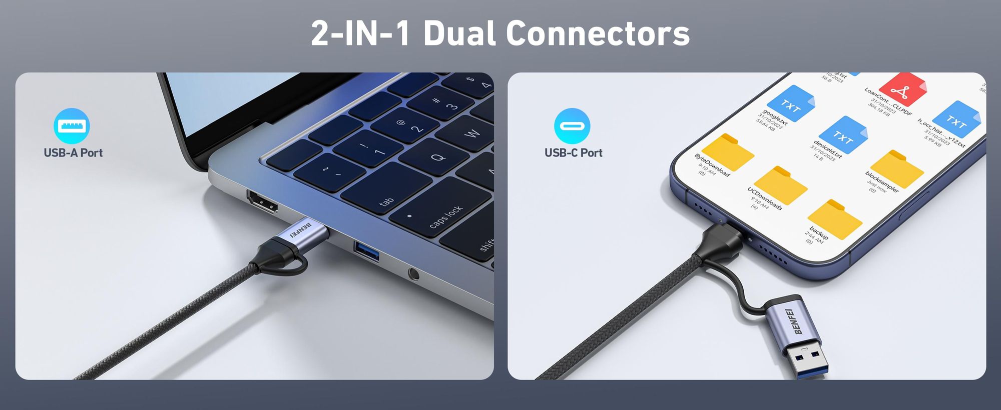 BENFEI Festplattengehäuse NVMe M.2 SSD Gehäuse USB 3.2 10Gbps mit Kühlkissen