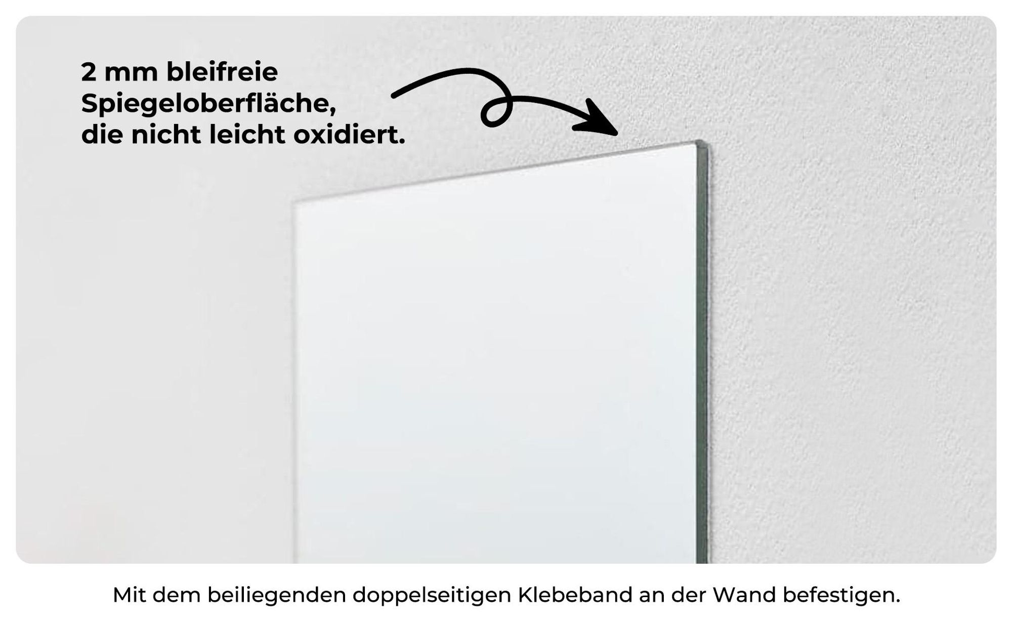 Heilmetz 8er Set Spiegelfliesen selbstklebend 15x15 cm, 2mm Echtglas Spiegelkacheln mit 3M Klebepads, Rahmenloser Wandspiegel für DIY Dekoration