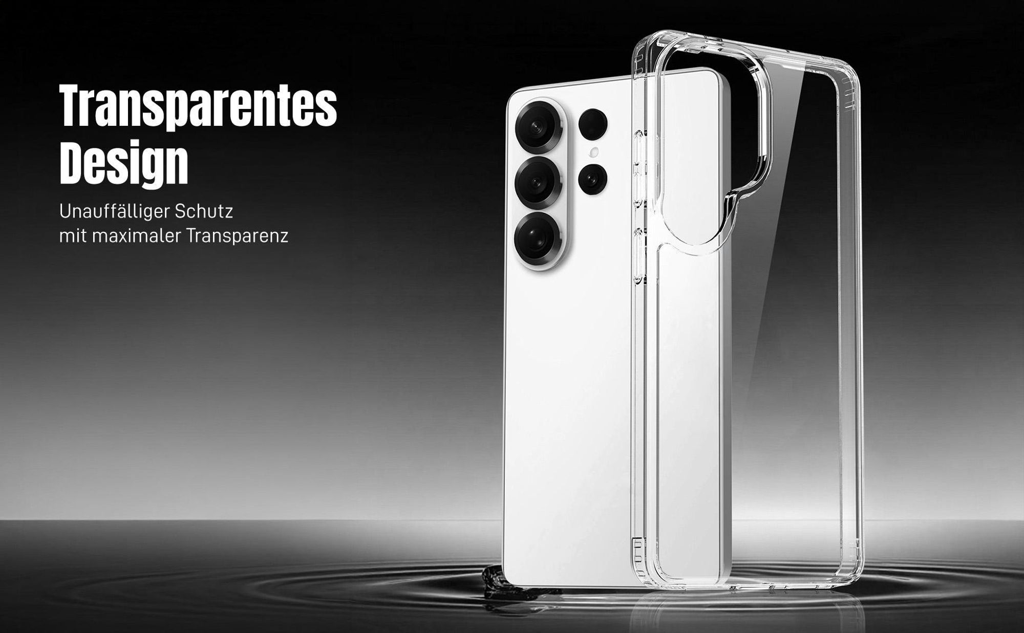 Transparentes Smartphone Cover für unauffälligen Schutz für Samsung Galaxy S26 Ultra