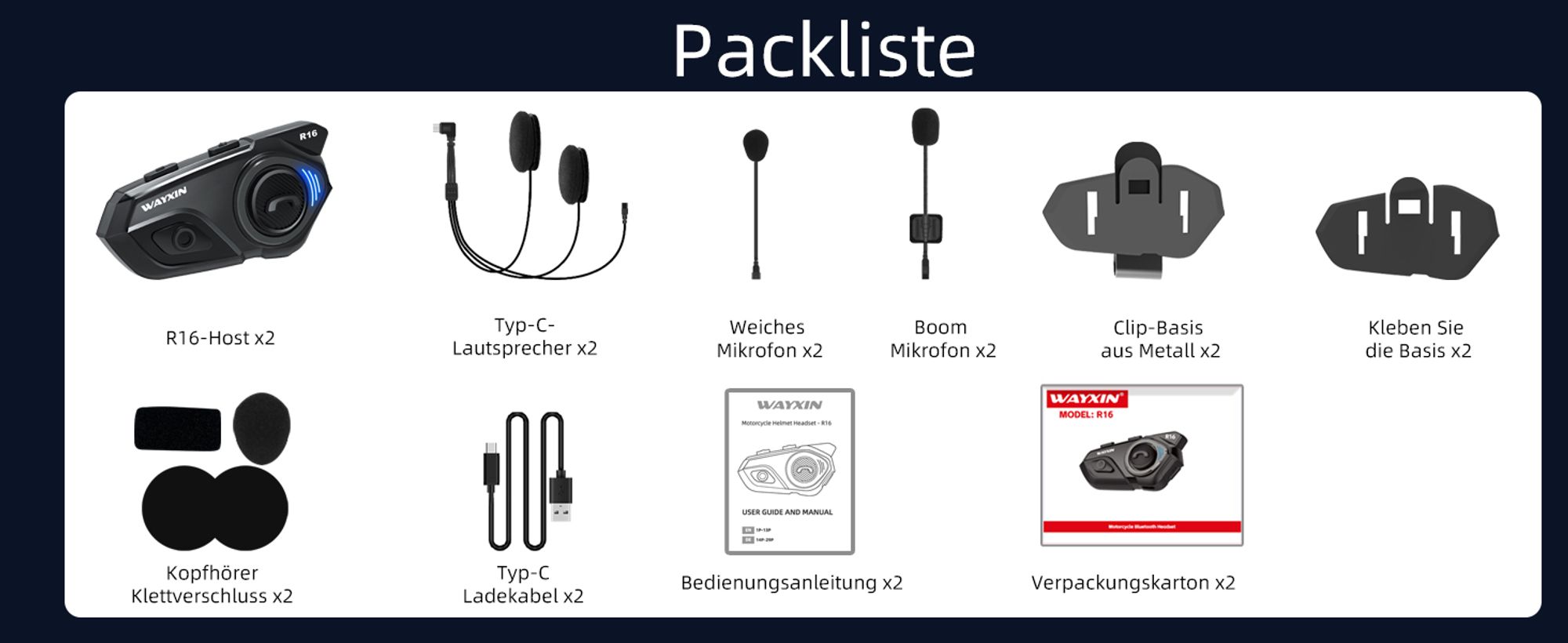 Headset, Interphone, Gegensprechanlage, Motorrad Intercom, Bluetooth Intercom, Intercom