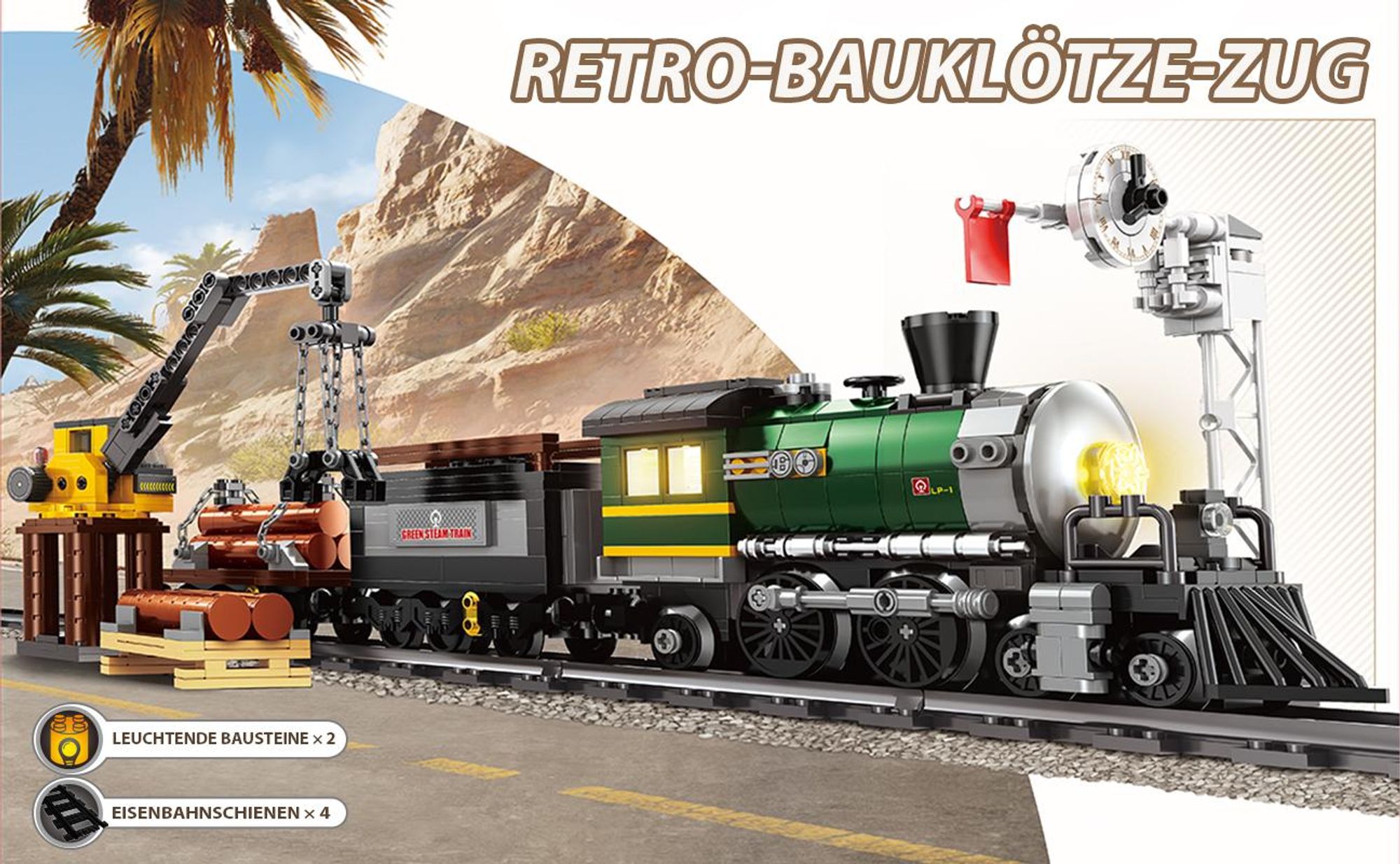 Bausatz „Retro Zug“