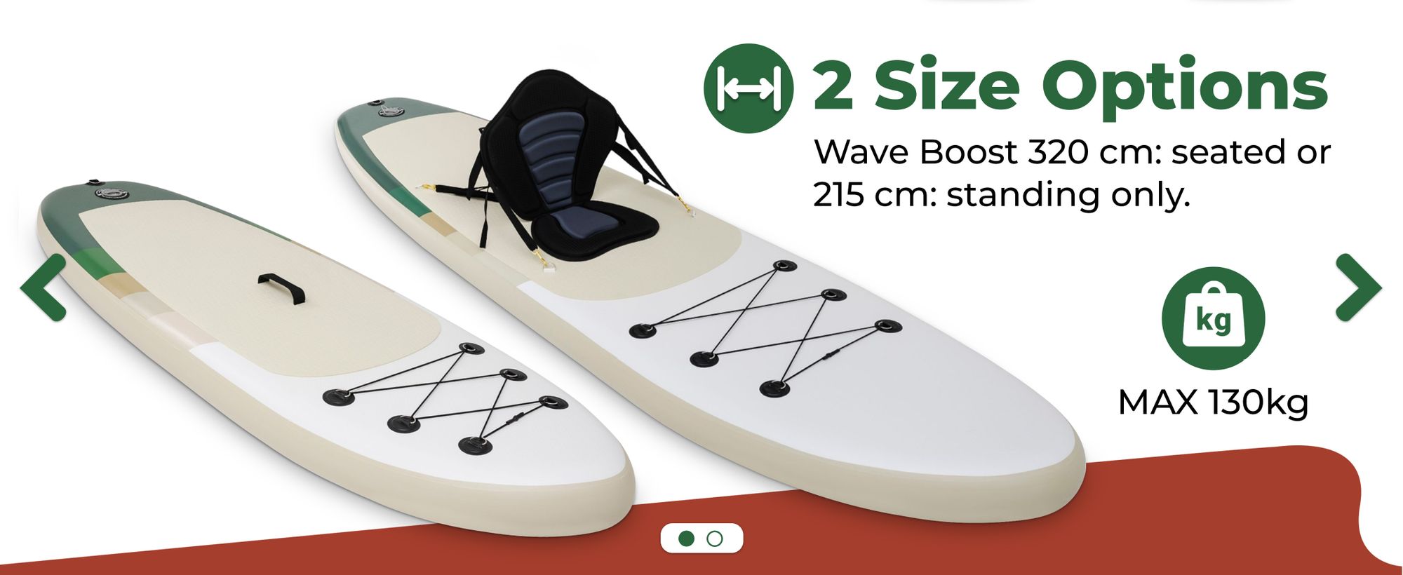 Aufblasbares SUP Board 215 cm für Kinder, inkl. Paddel und Zubehör
