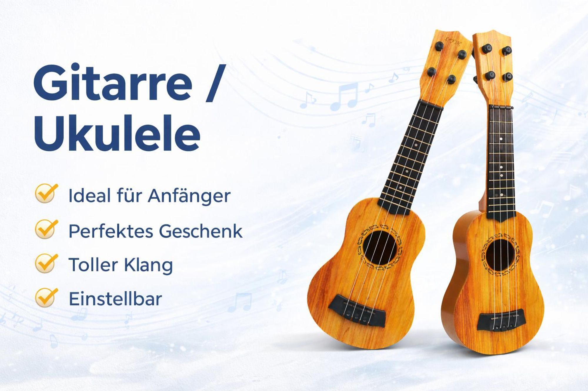 Kindergitarre 35cm Ukulele Gitarre Kinder Spielzeug Gitarre Musik Instrument Für Kinder Lernspielzeug Anfänger Niedlich YaLiva_Decor®