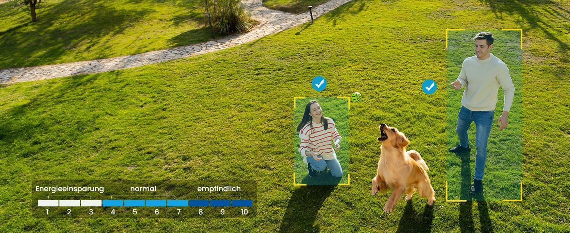 ZREE Überwachungskamera Aussen Akku - 2K Kamera Überwachung Aussen Solar 360° WLAN Kamera Outdoor Kabellose Aussenkamera mit Farbige Nachtsicht, PIR