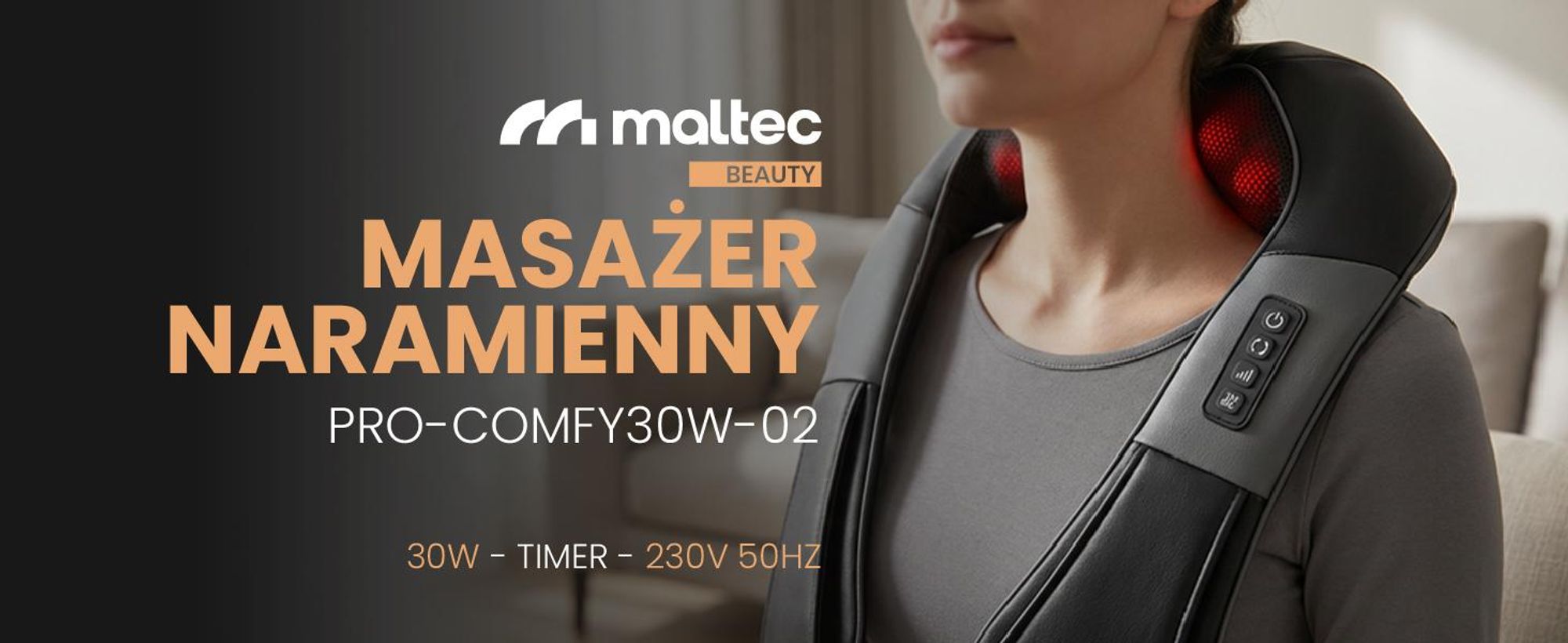 Masażer karku pleców całego ciała shiatsu, pas do masażu, rozgrzewanie i wibracje, łagodzenie bólu