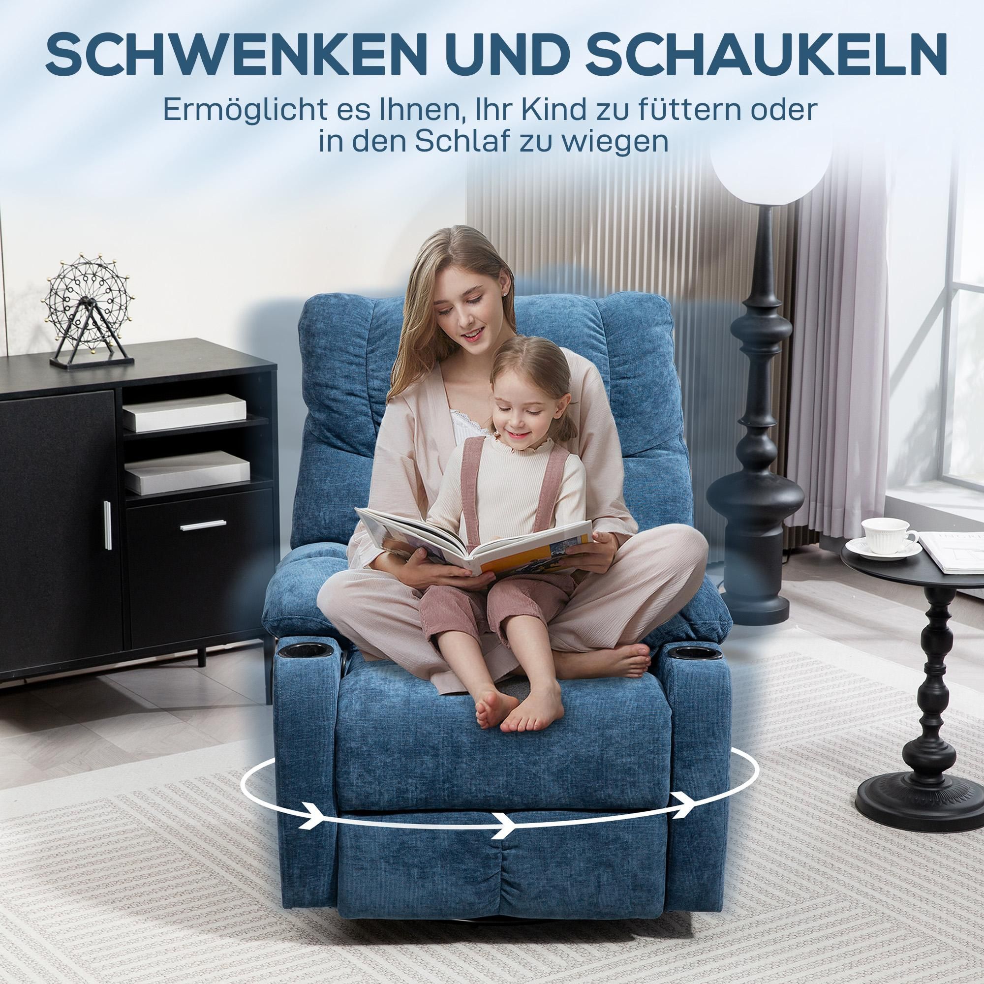 Sessel 360 blau