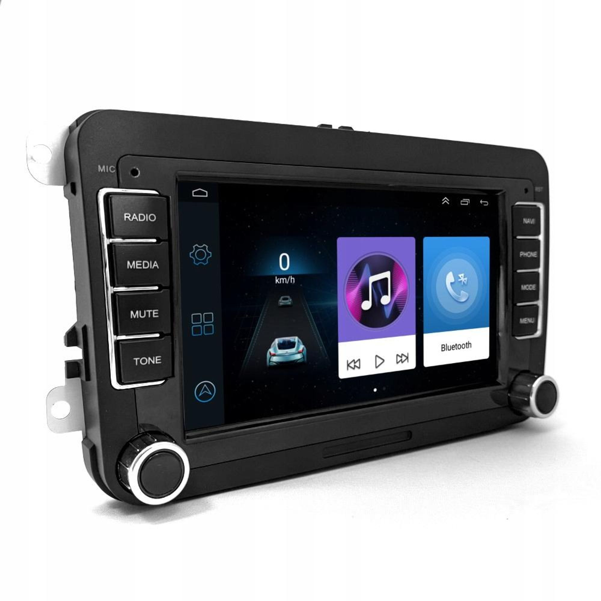 Radio Samochodowe 7021A 2/32 GB 2DIN GPS Android 12 VAG Kamera Cofania WiFi
