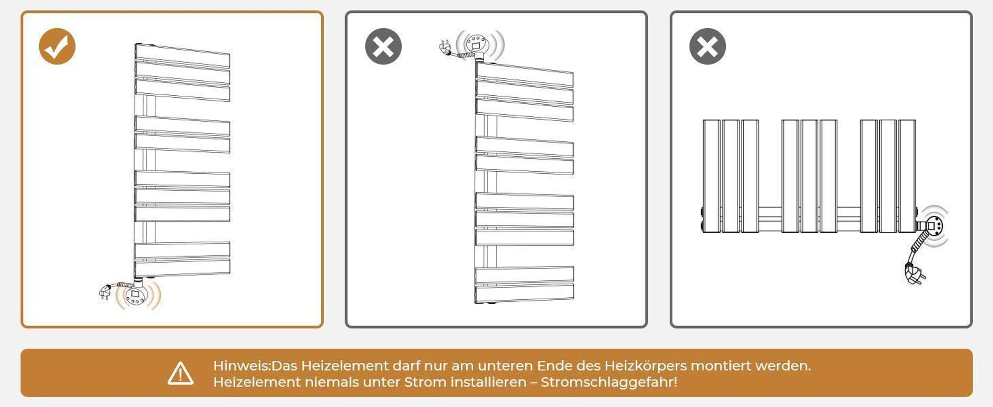 S'AFIELINA 1041×600mm Handtuchheizkörper Elektrisch, Badheizkörper Elektrisch mit Thermostat, WiFi, programmierbarem Timer, LCD-Anzeige, 600 W, Weiß