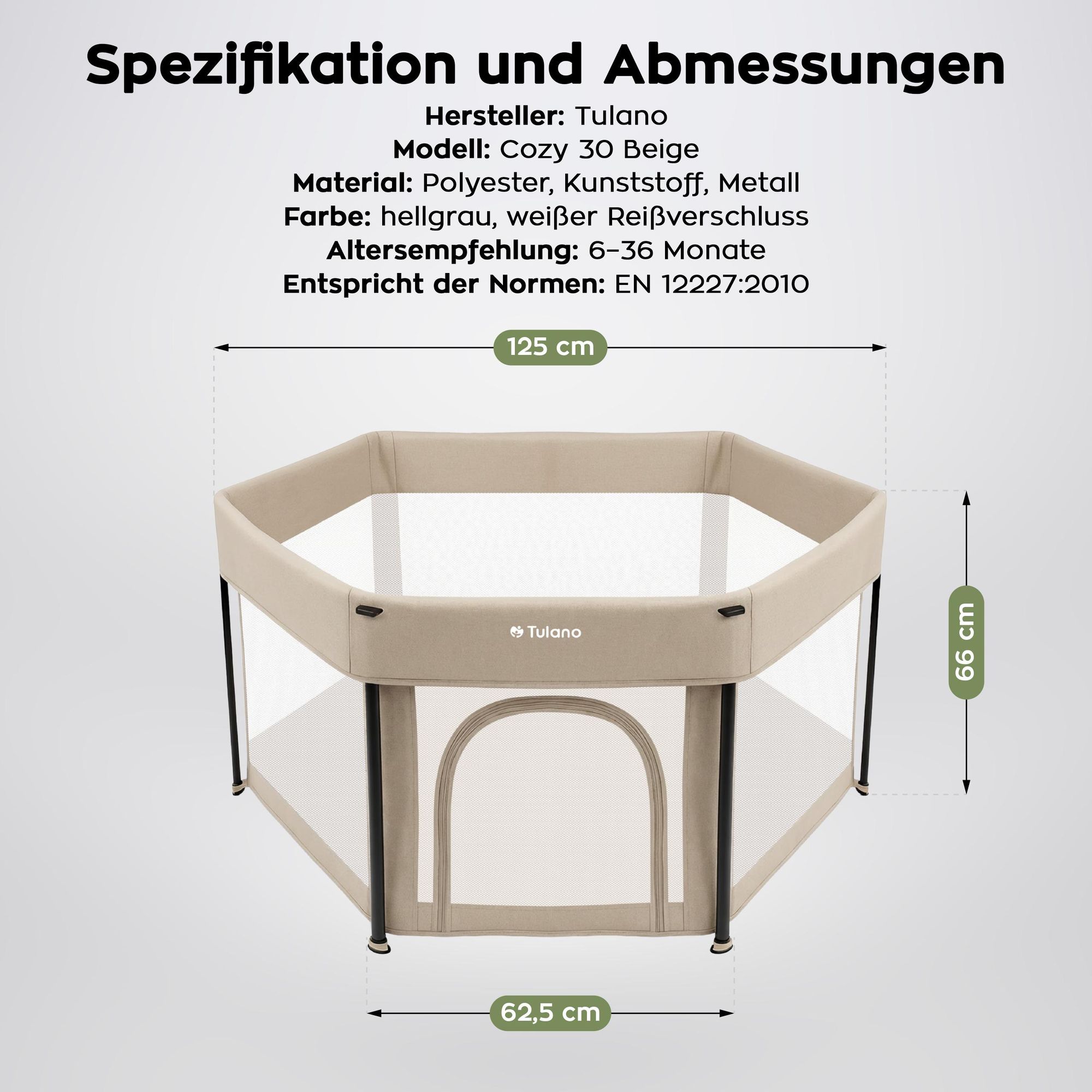 Baby Laufstall Krabbelgitter für Kleinkinder baby stabiler Laufgitterzelt mit atmungsaktivem Netz Laufgitter im Innen- und Außenbereich Playpen