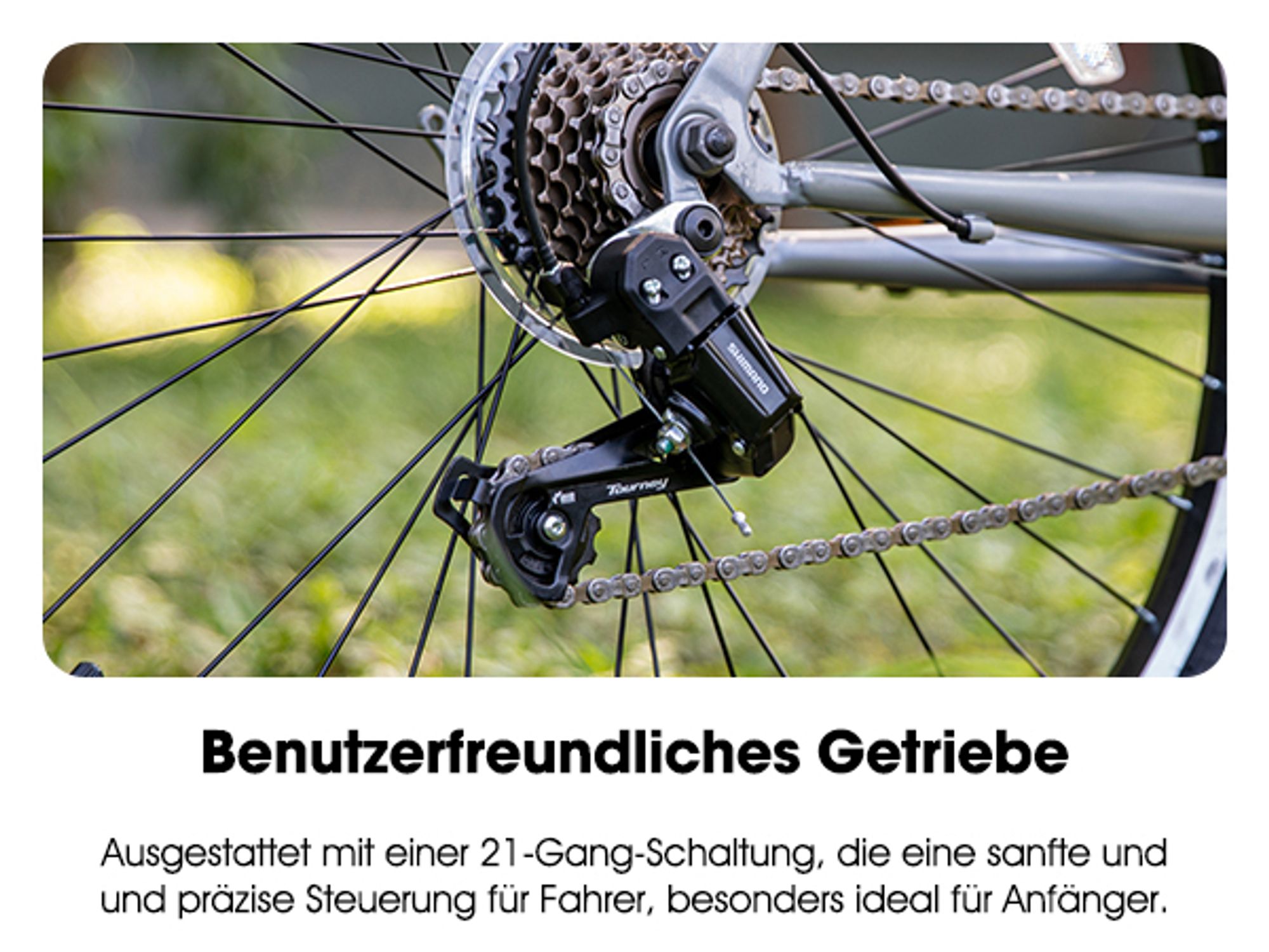 HILAND Mountainbike 27,5 Zoll MTB Herren Damen, mit 21 Gang Shimano, V-Bremse, Hardtail Fahrrad, Fahrräder für studentische Pendler, Blau