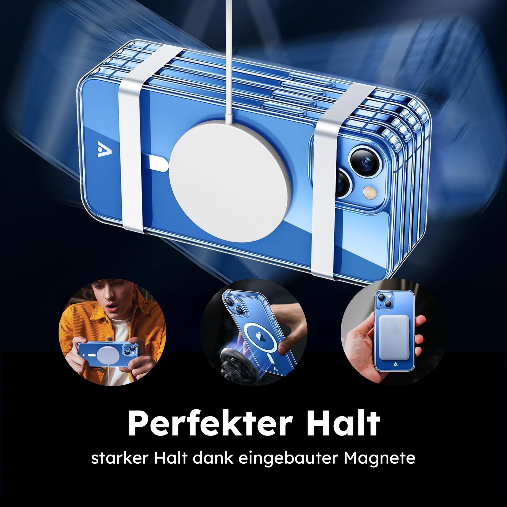 alkaya LUCID MagSafe Handy Schutzhülle iPhone14 transparent