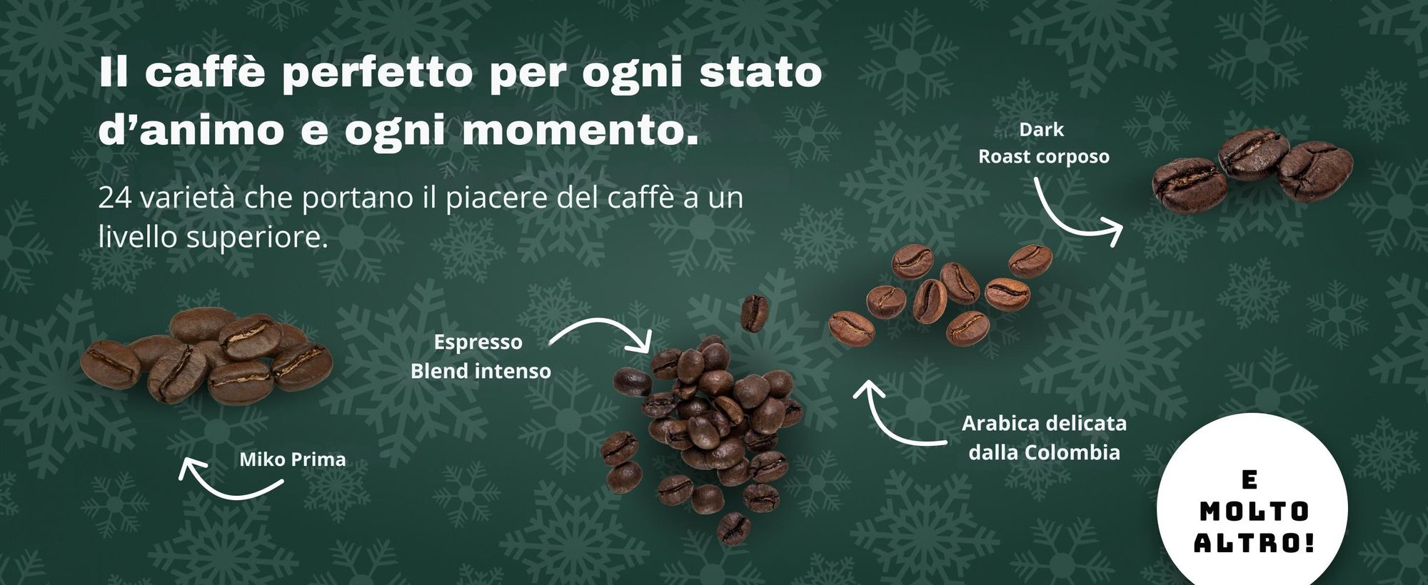 BOXILAND® caffè in grani calendario avvento 2026, 24 varietà, Fairtrade