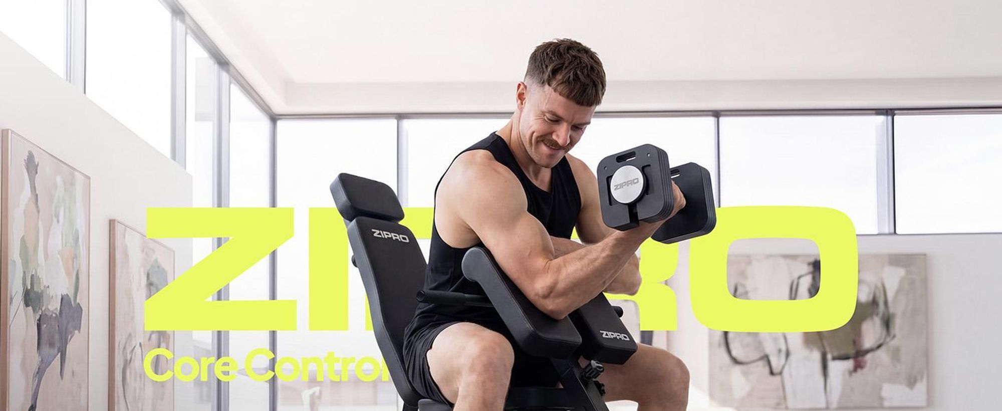 ZIPRO Core Control – nastavitelné posilovací lavice: lavice pro bicepsové zdvihy, římská lavice, lavice pro posilování zad, negativní lavice, plochá lavice, multifunkční posilovací stanice, nosnost 270 kg, robustní fitness lavice