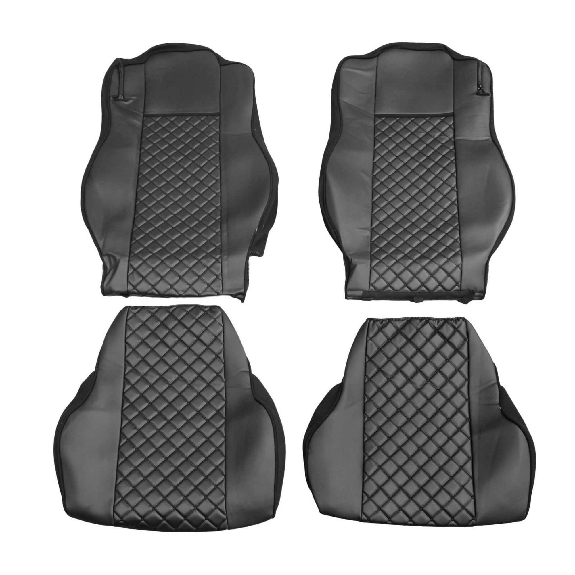 LKW Sitzbezüge Für Mercedes Actros MP4 - MP5 2015-2020  Sitz Schwarz