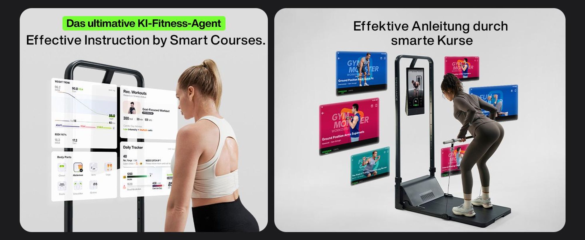 Speediance Home Gym, Smarte KI-gesteuerte Multi-Funktionale Smith-Maschine für Ganzkörper-Krafttraining, All-in-One Fitnessgerät