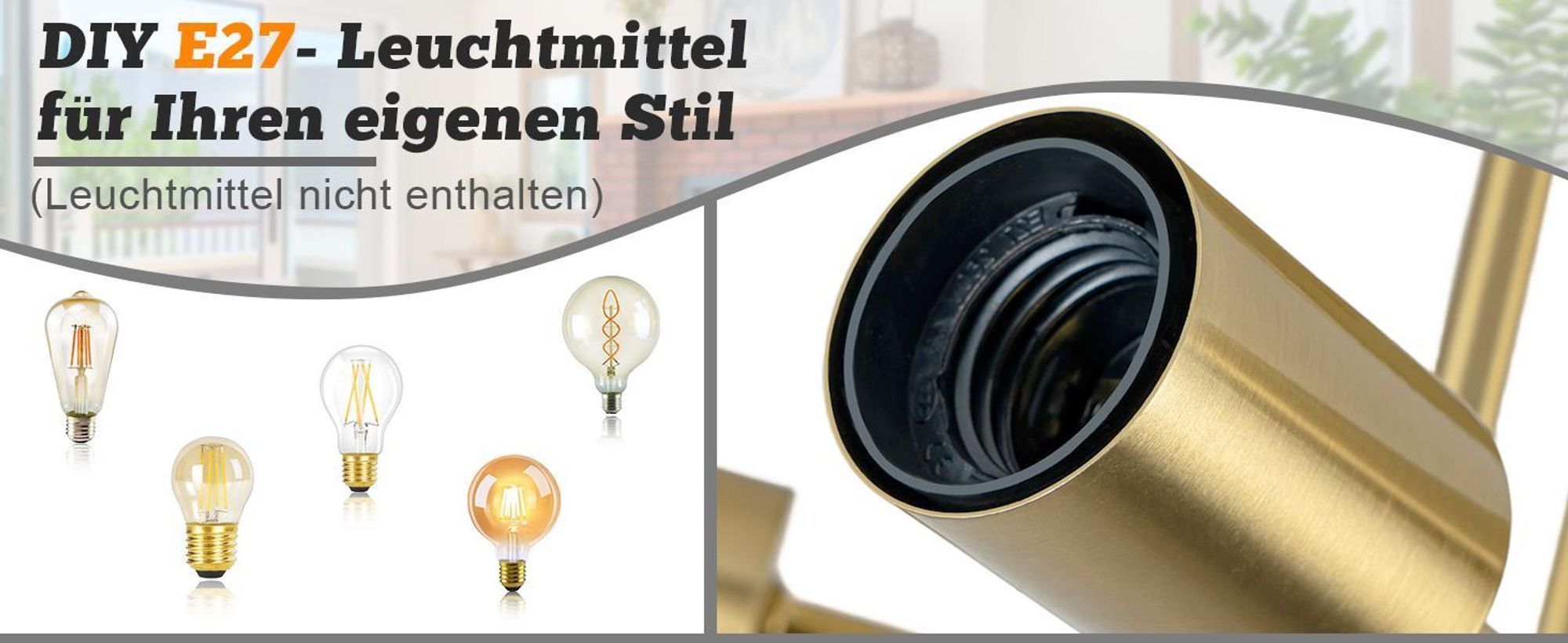 ZMH stropní lampa vintage stropní světlo E27 - 6 plamenů předsíňová lampa industriální kuchyňská lampa retro zlatá kovová lampa do ložnice kuchyně jídelna obývací pokoj (bez žárovky)