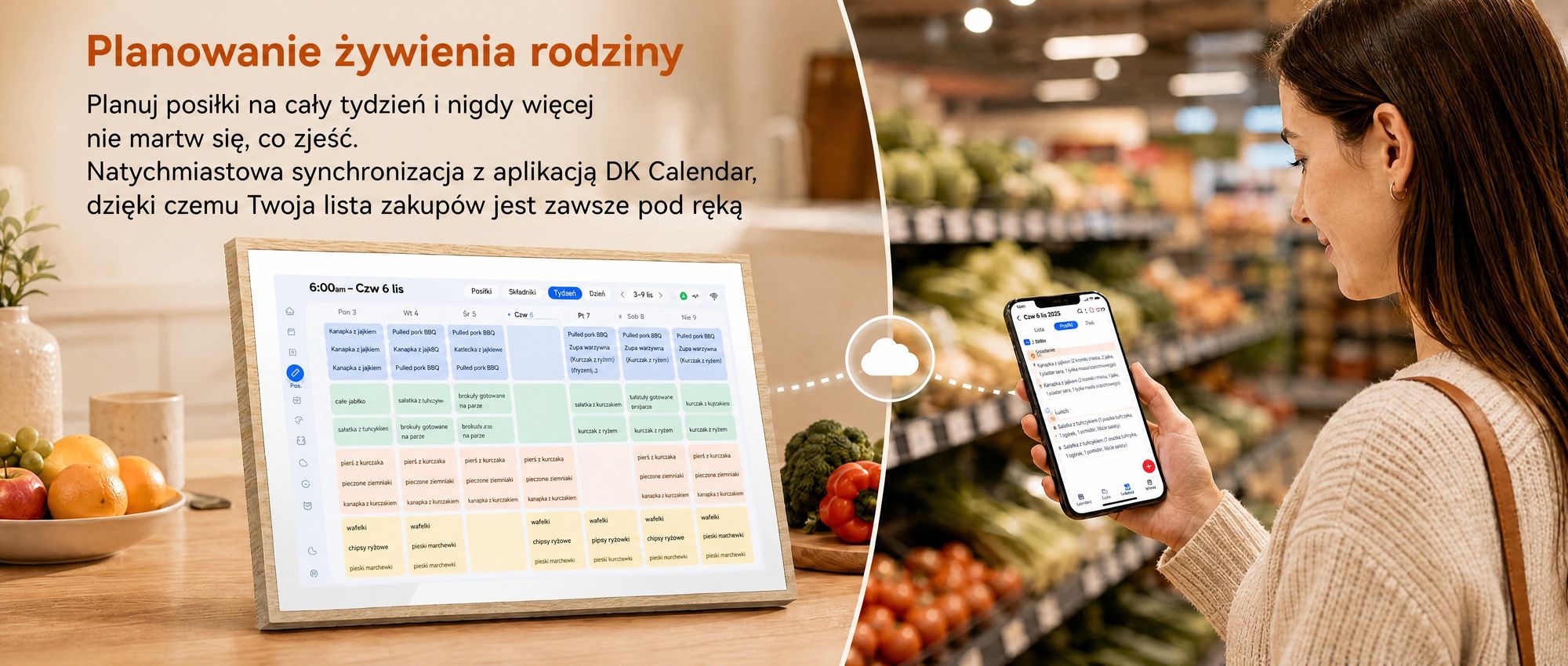 2026 NEU! Blackview NEST 10, cyfrowy kalendarz i ramka na zdjęcia o przekątnej 10,1 cala, z dotykowym ekranem, Wi-Fi, rozdzielczości 1280x800, formacie 16:10, funkcją udostępniania zdjęć, zabezpieczeniem dla dzieci i wzorem imitującym drewno