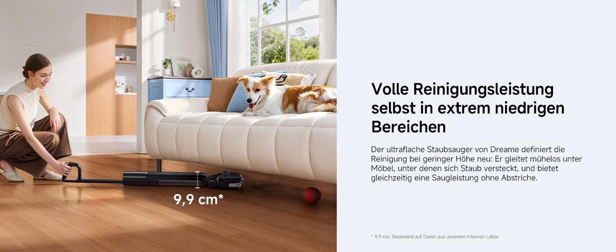 Dreame G12 Pro Flex-T Nass- und Trockensauger,23,000Pa Akku-Staubsauger,180° klappbar,entknotungsfrei,95°C Trocknung,60°C Heißwäsche,TangleCut,Schwarz