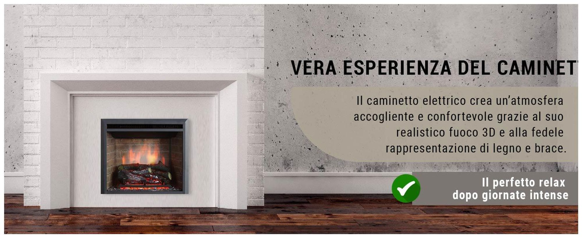 BALDERIA Camino Elettrico Da Terra Naran - 2000W Con Effetto Fiamma 3D - Vano Decorativo, Telecomando, Grigio - 5
