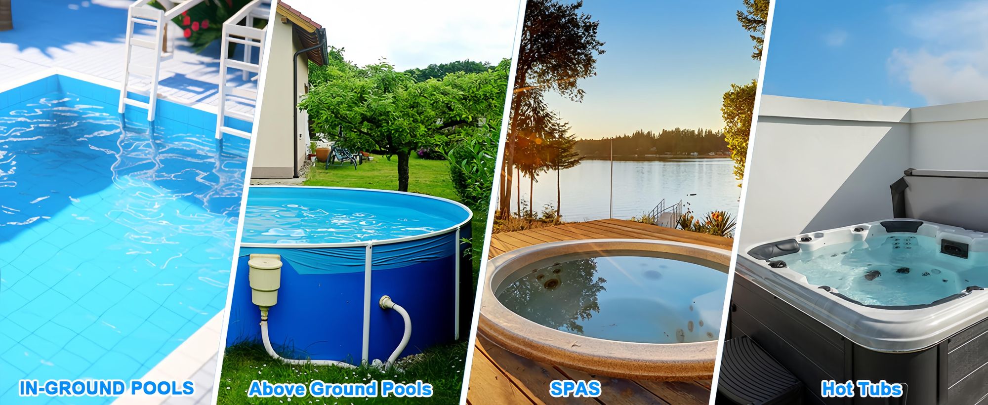 3-in-1 Kabelloser Poolstaubsauger | Wiederaufladbares Pool-Staubsauger-Set | Mit Filterelement Sonstiges Poolzubehör,für Sand und Schmutz,0.25l,Blau