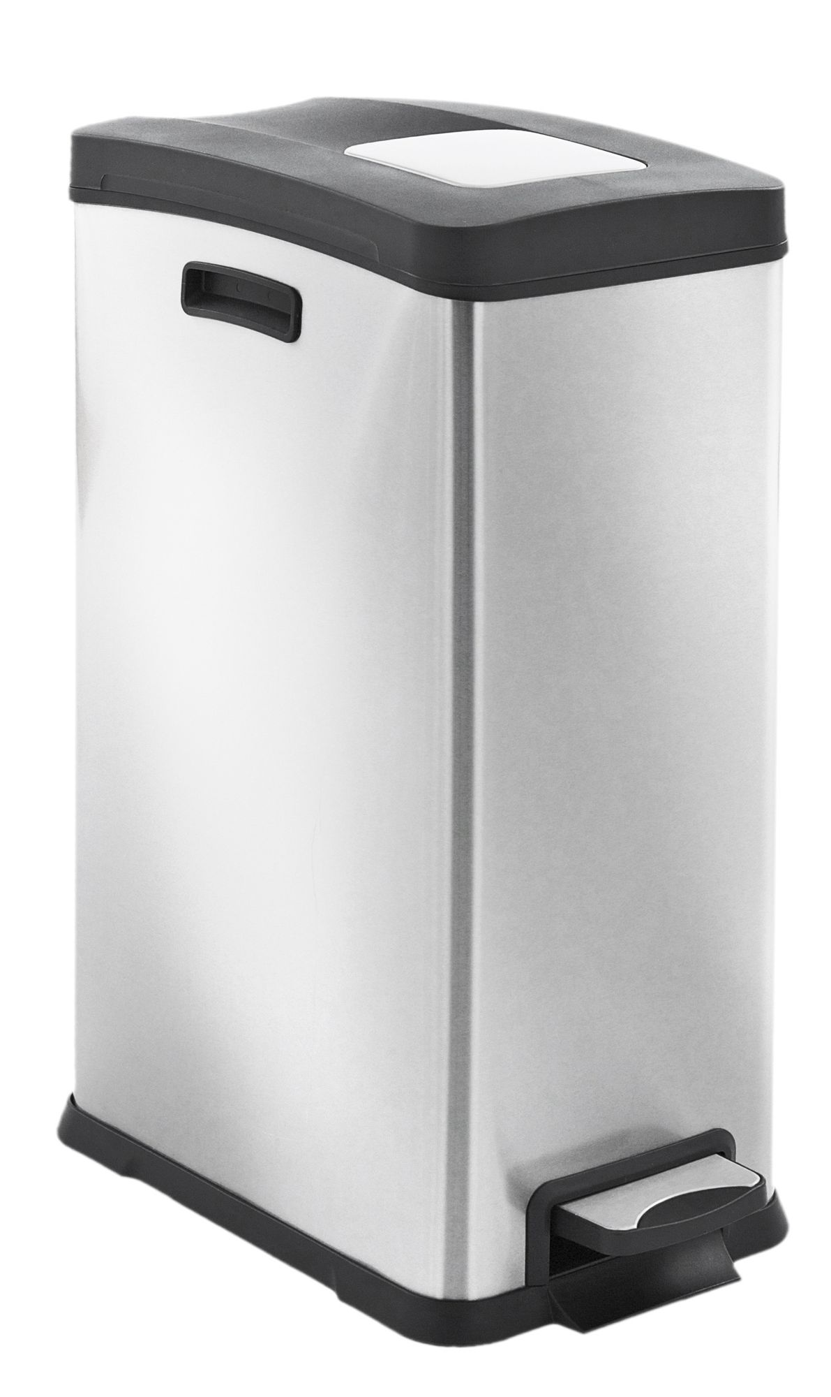 EKO - Rejoice Treteimer 30 Liter - Stainless steel Plastic  - Matt Edelstahl