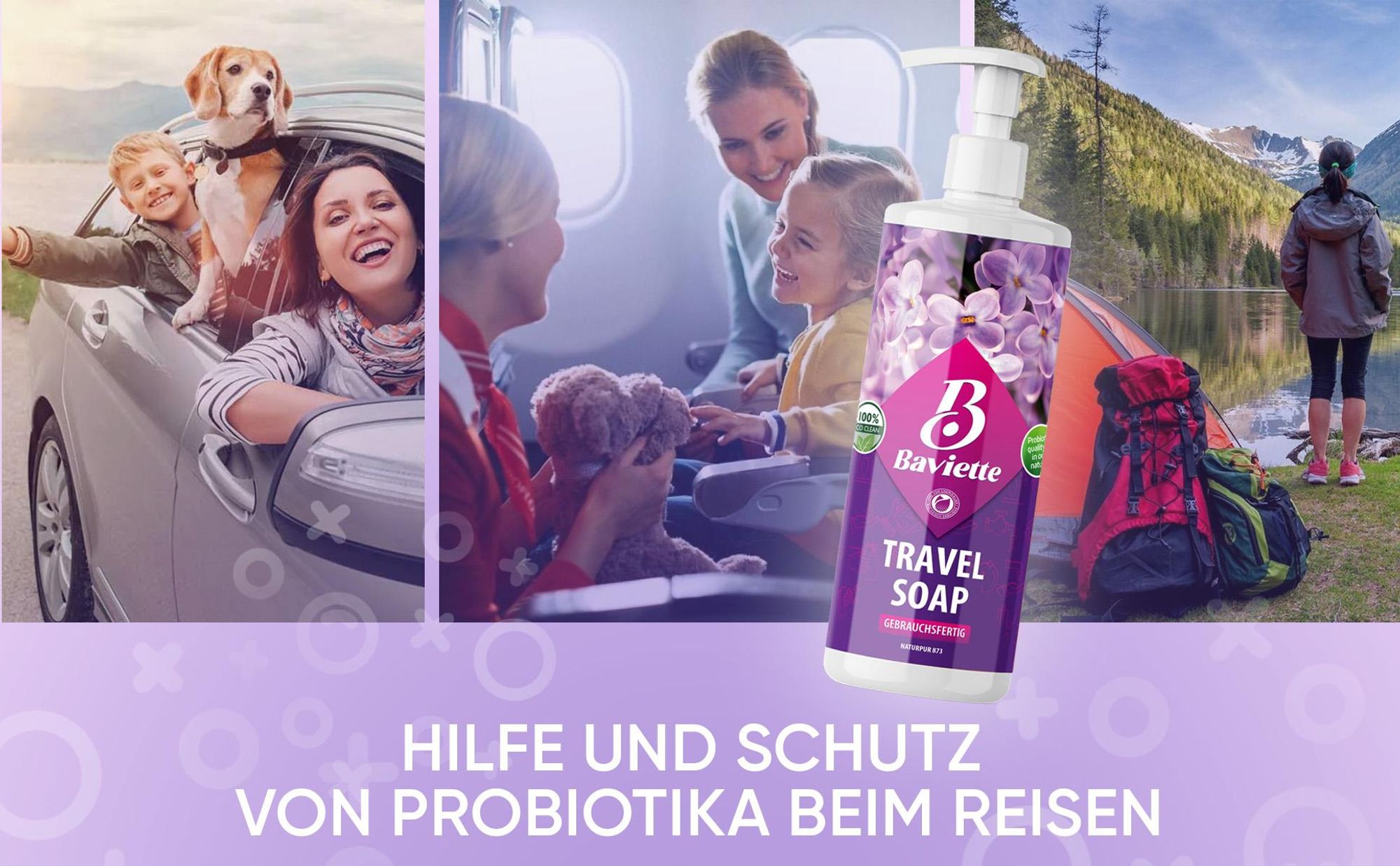 Baviette Eco Travel Soap 50 ml – kompakte Reise-Seife mit Mikroorganismen für Hände, Geschirr & Wäsche unterwegs