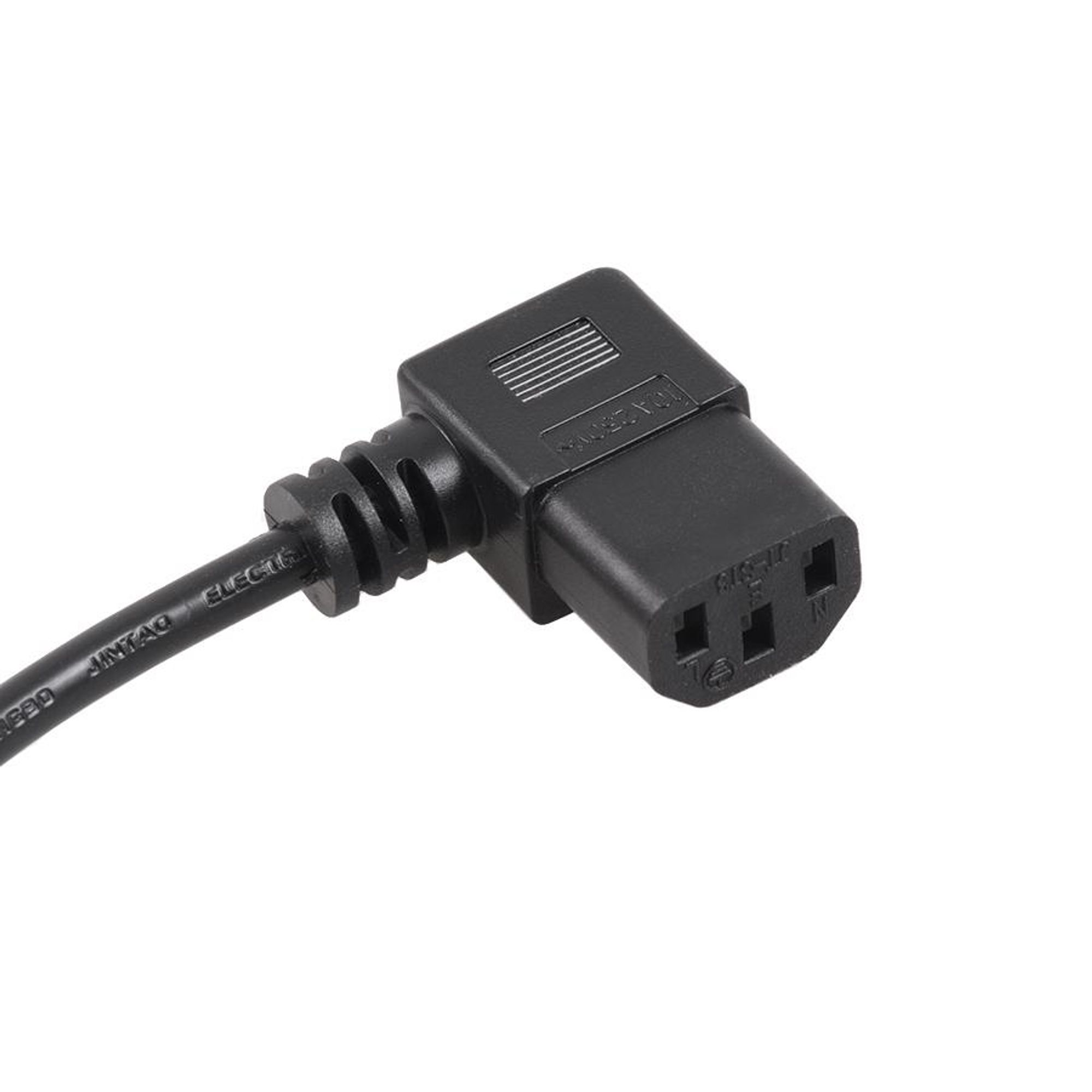 Winkel Stromkabel Netzkabel PC Kaltgerät Stecker EU Schuko 1,5m 3 PIN