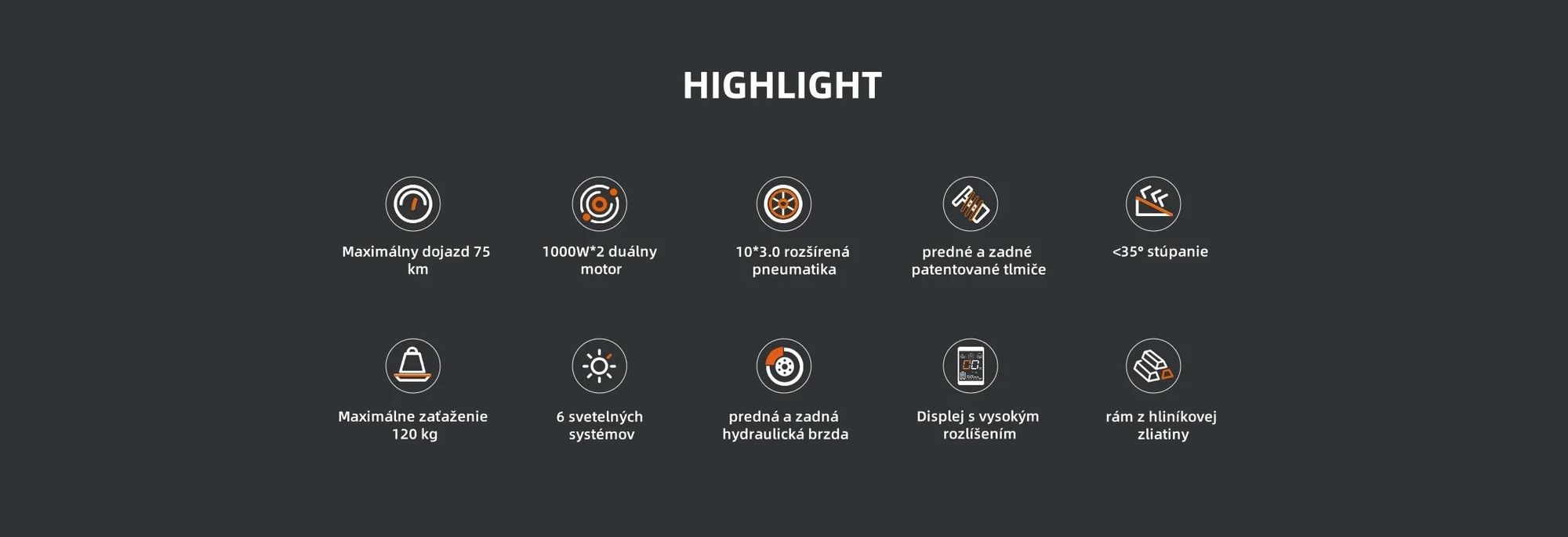 JOYOR S10-S-Z Dvojitý Motor Skladateľný Elektrický kolobežka - 1000W*2 Motor 60V18AH Batéria 10-palcové Pneumatiky Hydraulické Brzdy - Čierna