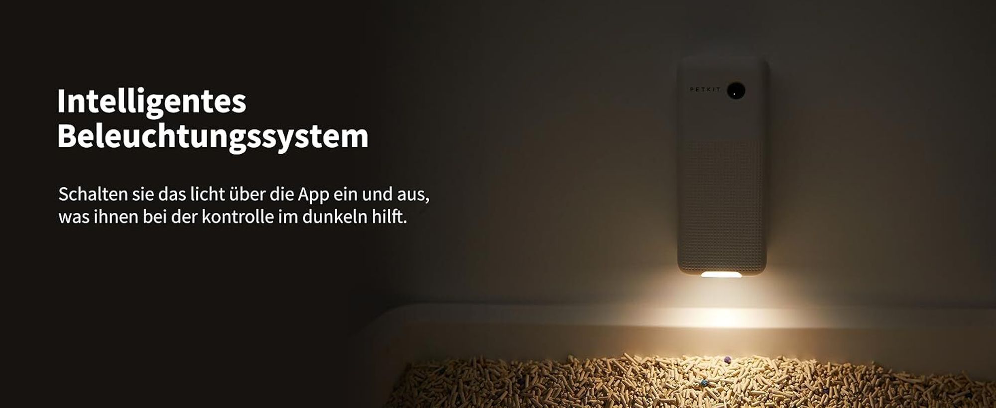 PETKIT PURA Air Smart Spray Geruchsentferner, Pet Odour Eliminator Deodorizer für Haustiertoiletten zu Hause mit Smart Light, App-Steuerung