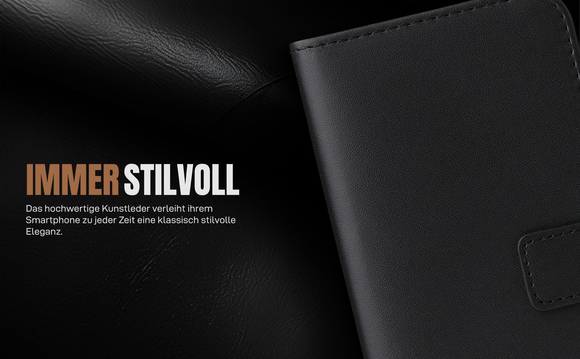 Stillvolle Wallet-Hülle für Apple iPhone 17e