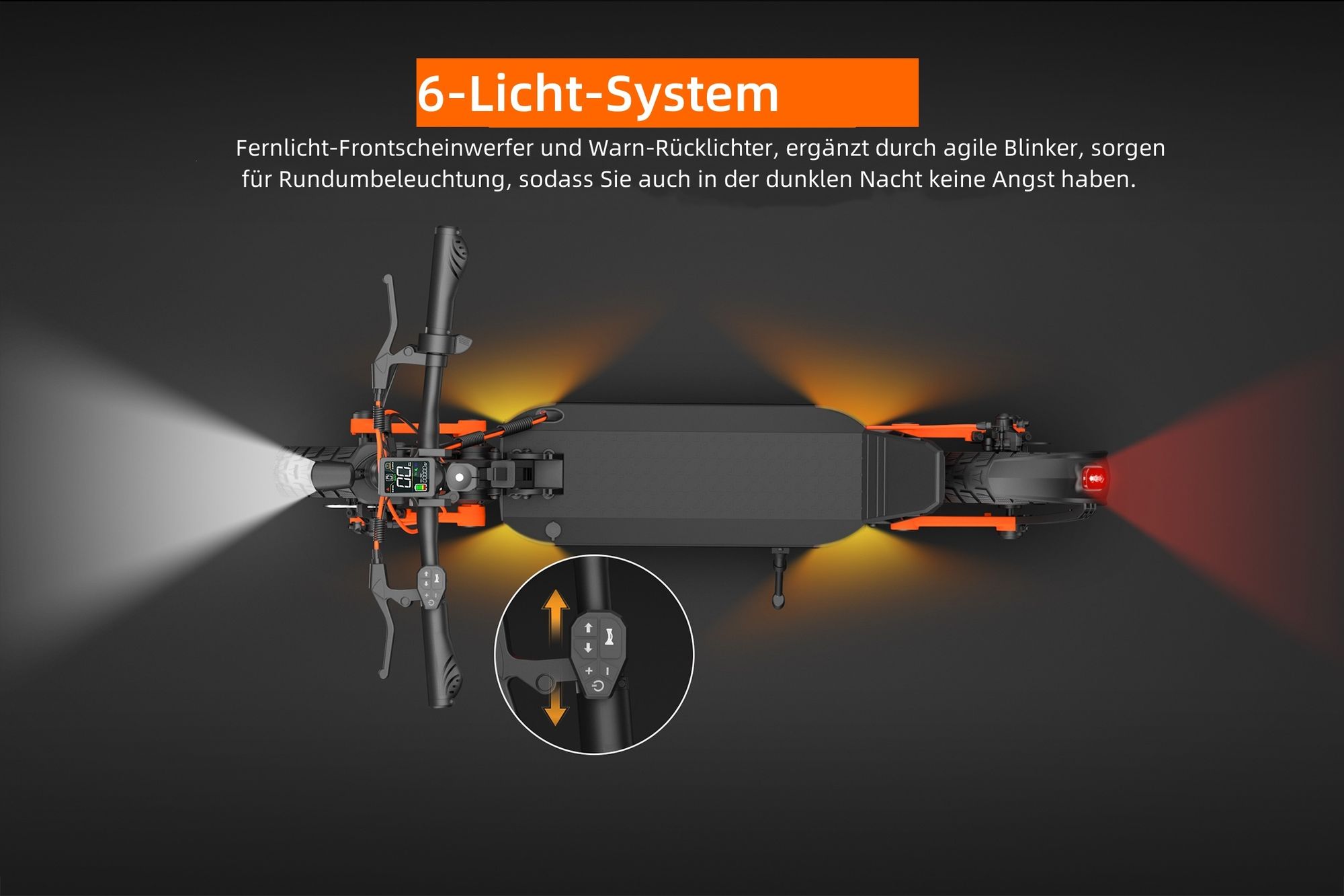 Joyor S8 – Wippenfederung