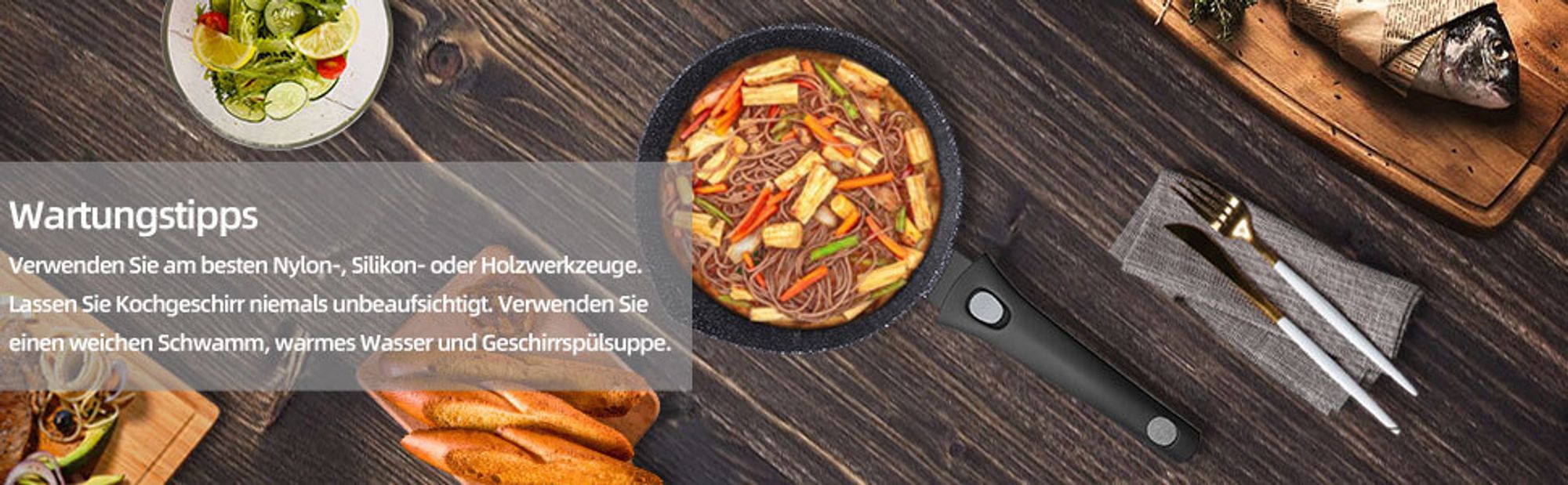 Homelux Topf Induktion Kochtopf mit deckel Pfanne 18cm 2L Kochtopf Antihaftpfanne Mit Abnehmbarer Griff Aluminiumpfanne klein Topf HLSP81518