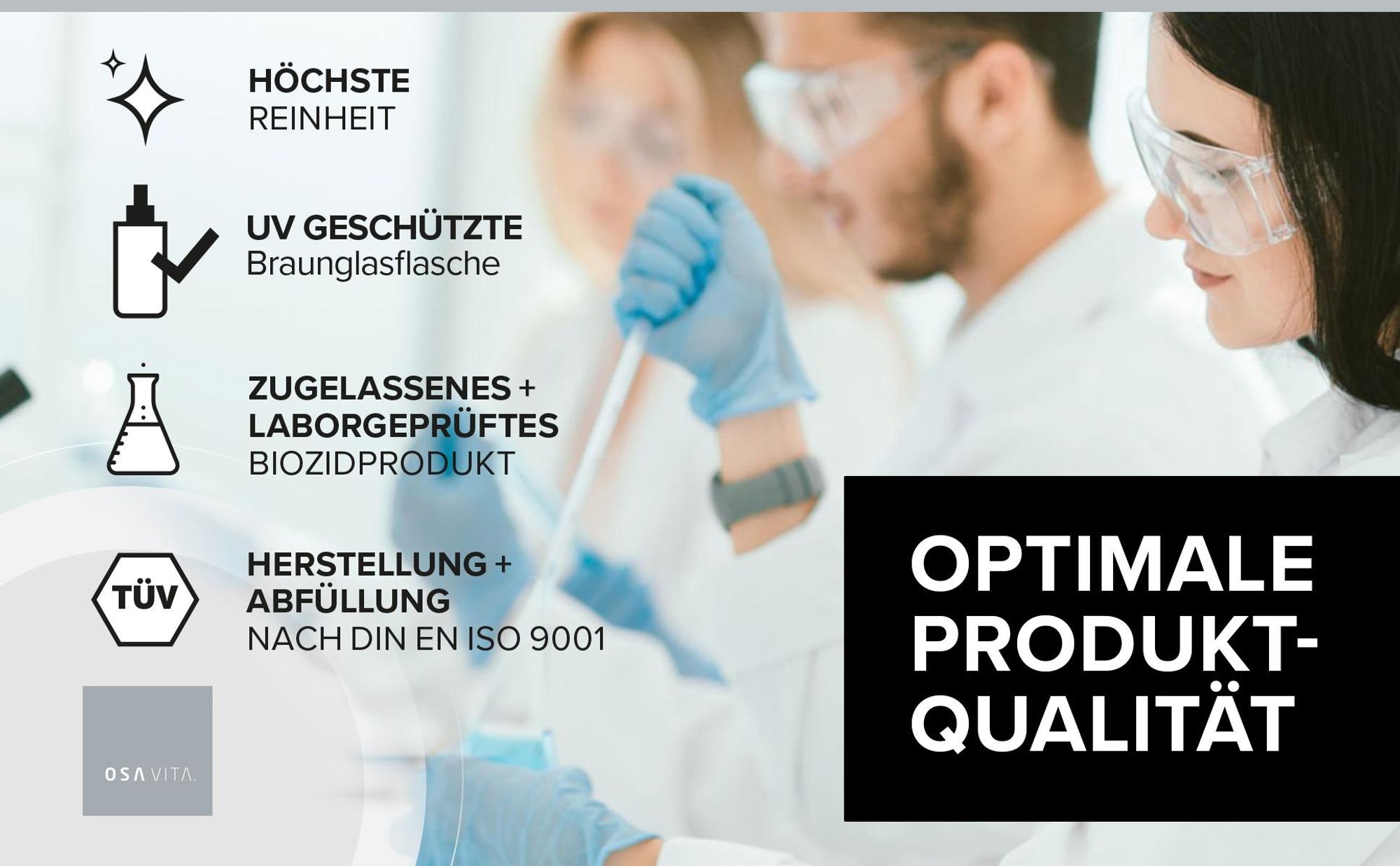 OSAVITA® CDL Chlordioxid 0,3% Lösung zur Trinkwasseraufbereitung (250 ml)