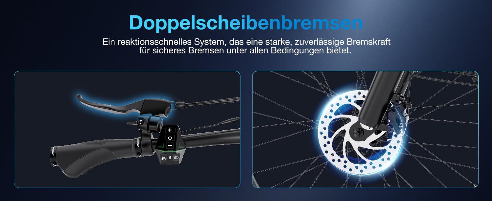 ECORUSH ECO R3 E Bike, Elektrofahrräder mit 26 * 4.0 Breite Reifen, E-Bike 48V 20Ah Lithium-Ionen-Akku, 250W. NFC, E Mountainbike für Damen und Herren
